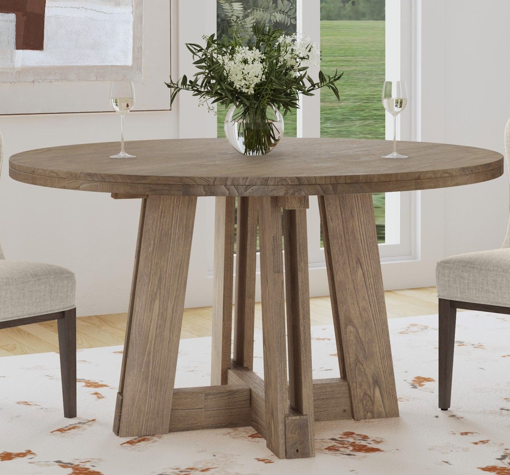 McGuire - Dining Table - Dark Brown