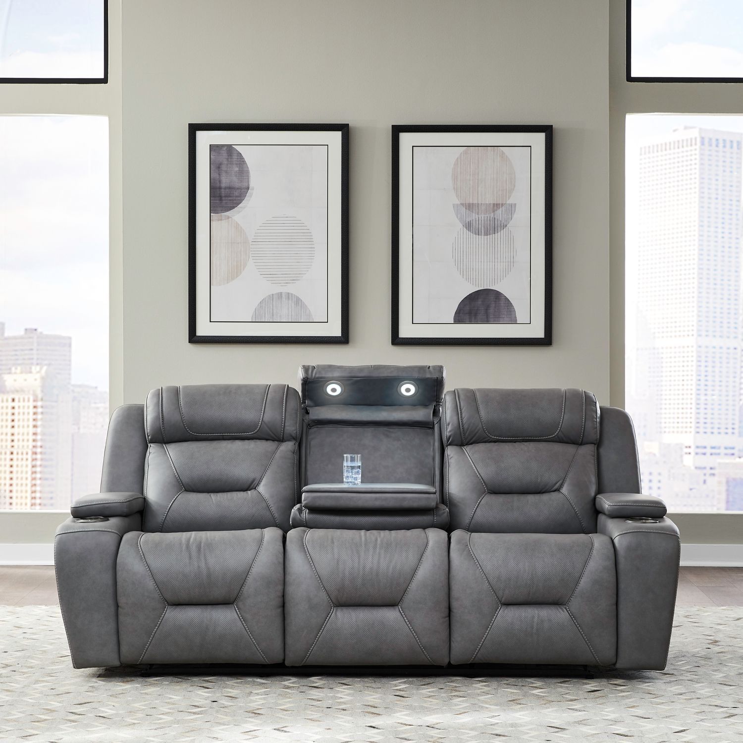 Chapman - Sofa P2 & ZG - Aline Blue Gray