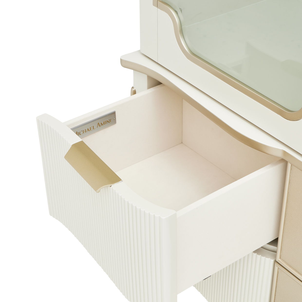 La Marisia - Display Cabinet - Creamy Pearl
