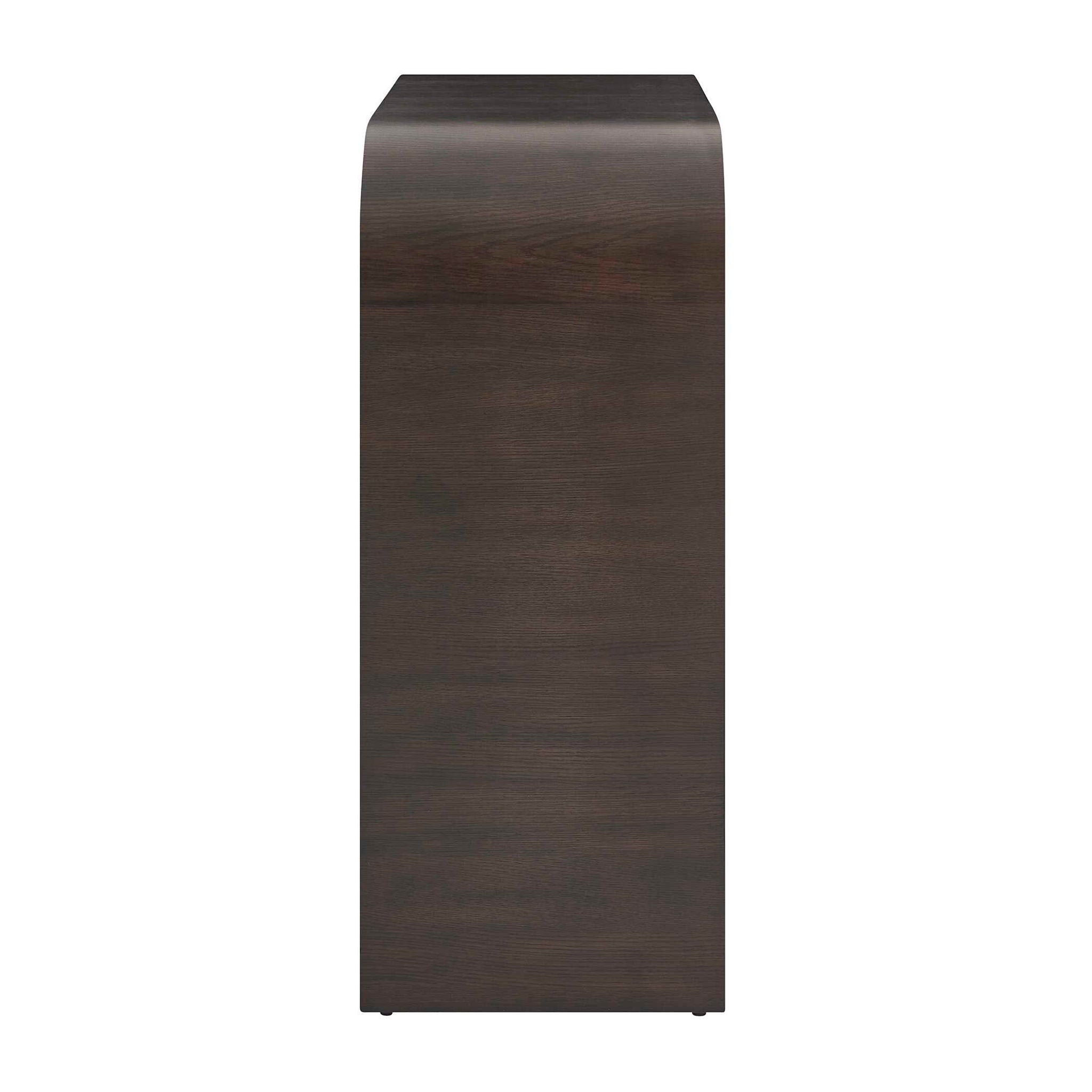 Byrams - 3 Drawer Oak Chest - Brown / Gold / Woodtone