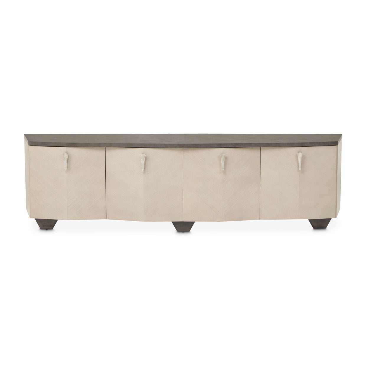 Fantosini Media Cabinet - Silver Mist