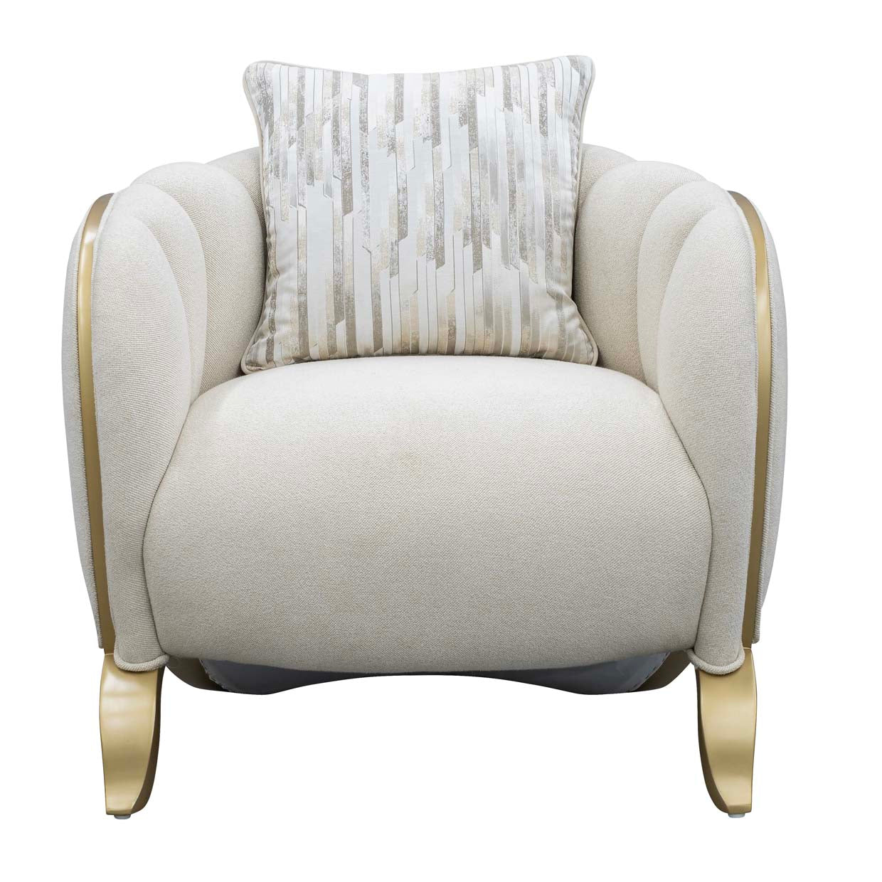Scotts Square Matching Chair - Cornsilk/Light Champagne