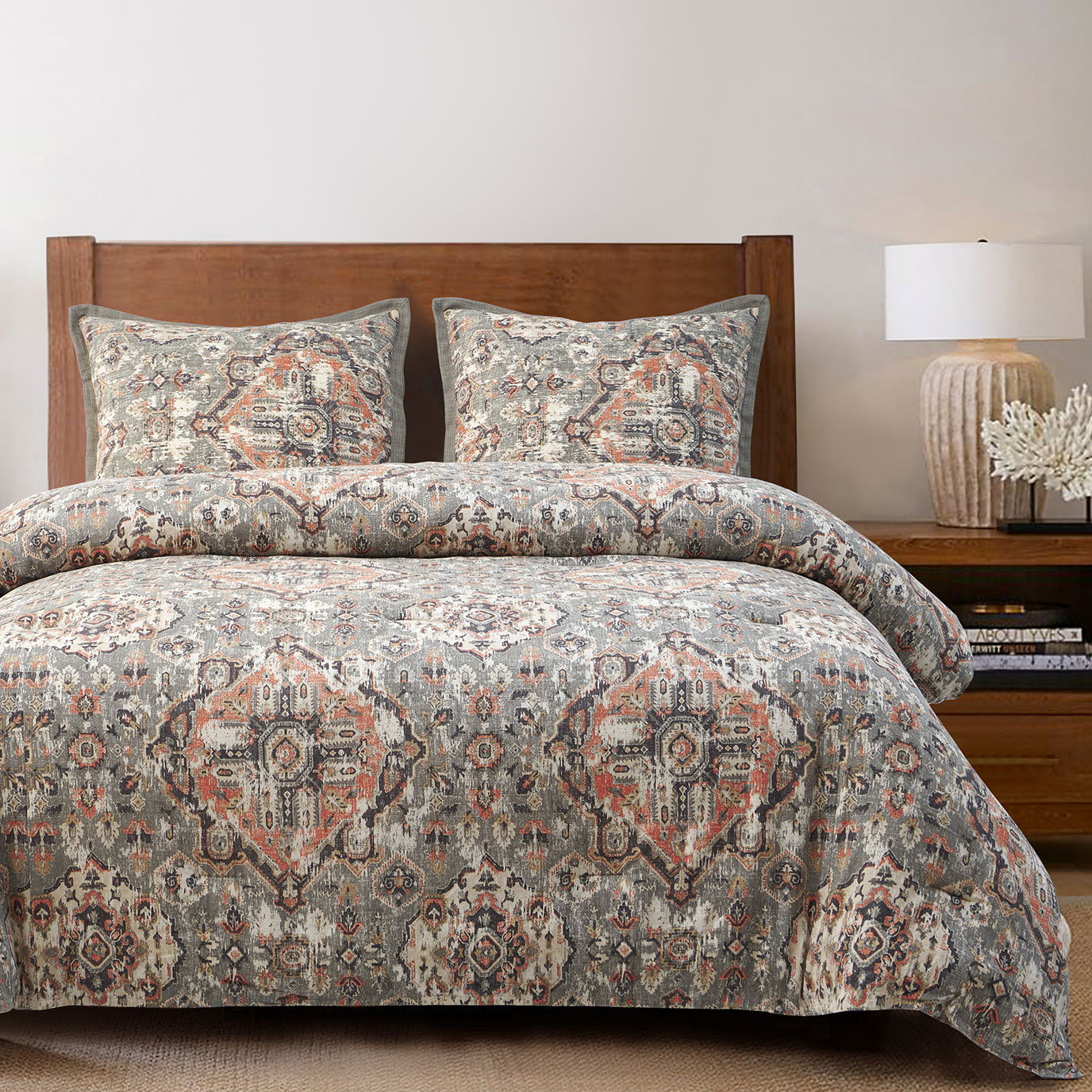 Carmen Kilim - Twin Comforter Set (Set of 2) - Taupe