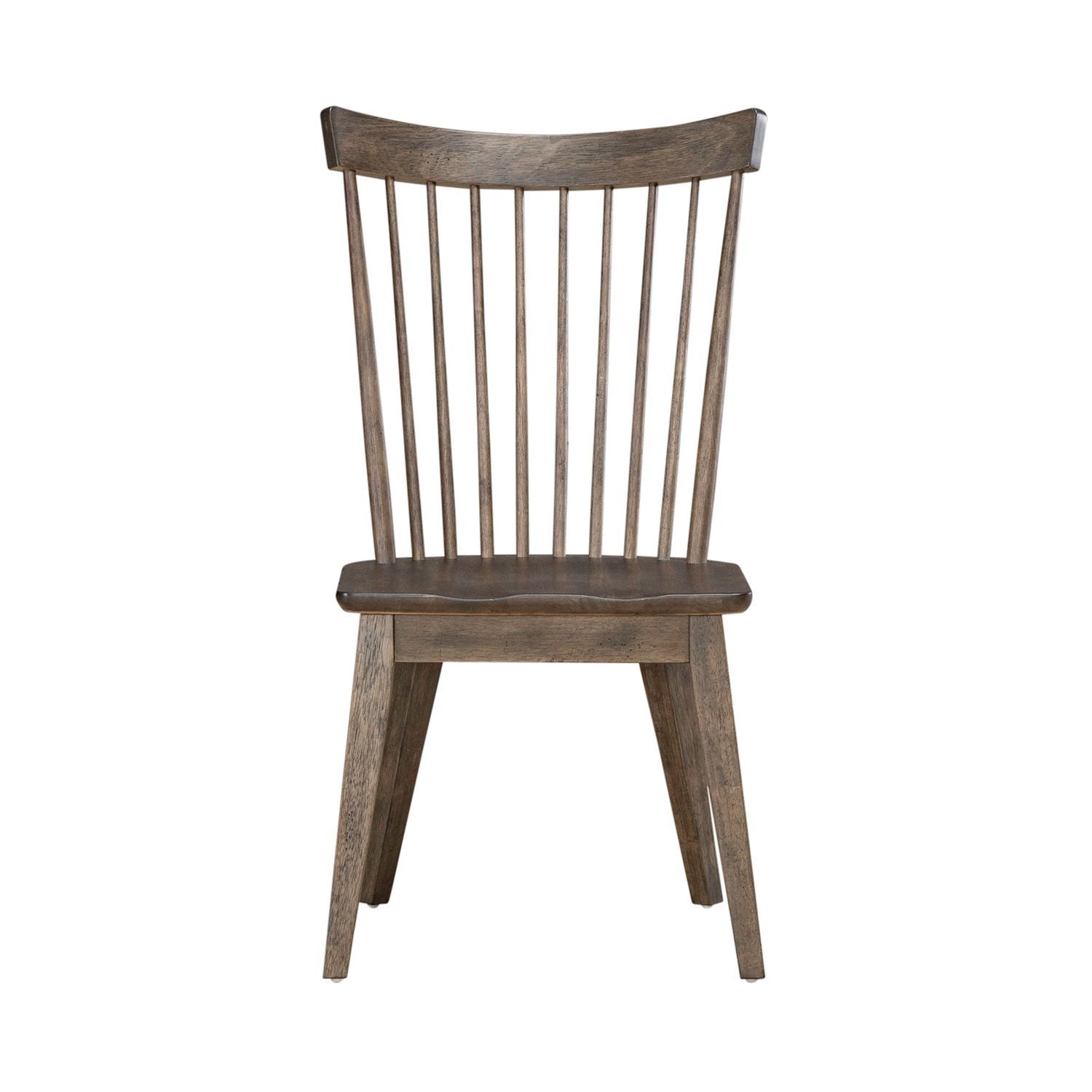 Midland Falls - Spindle Back Side Chair - Rustic Brown