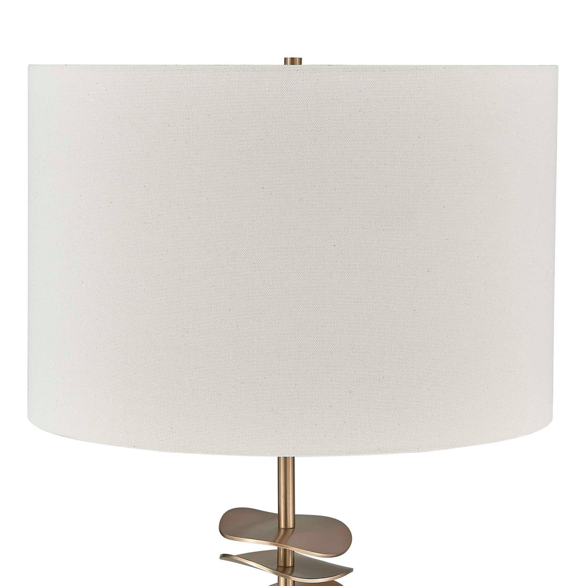 Akoa - Metal Disc Table Lamp - Brass,Gold