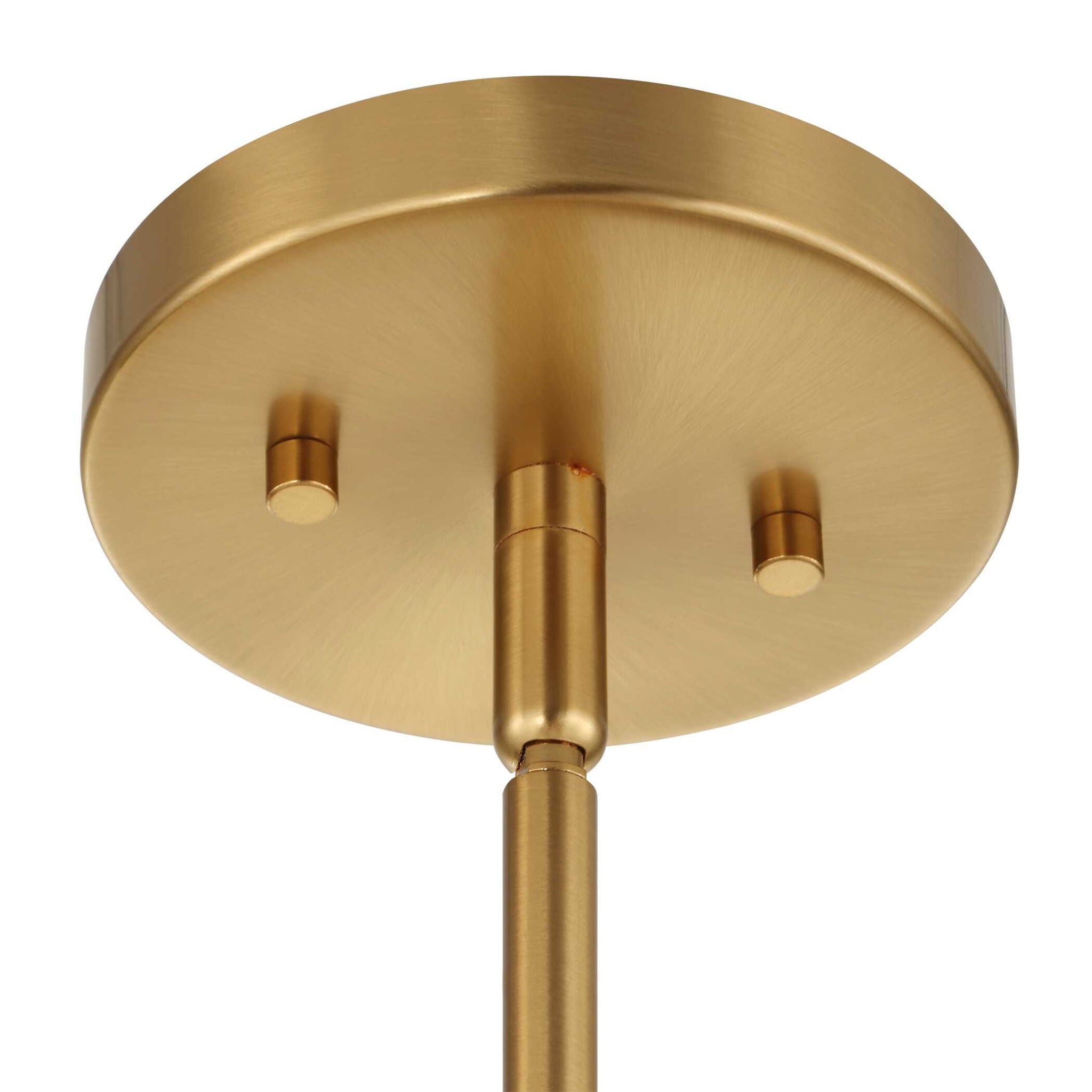 Poppins - 8 Light Brass Chandelier - White / Gold