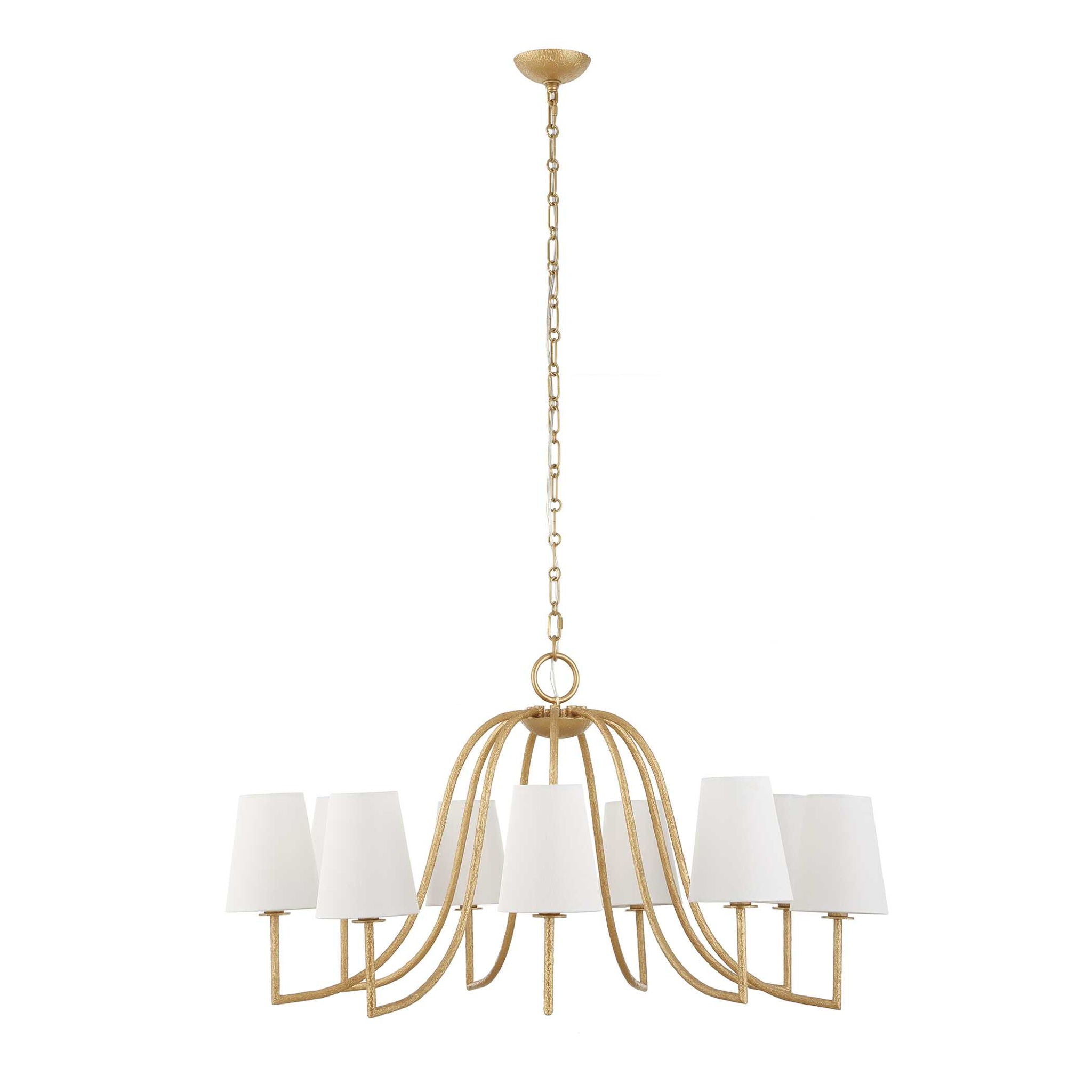 Seville - 9 Light Chandelier - Gold