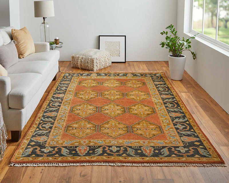 USTAD Collection - 6111F Rust/Charcoal