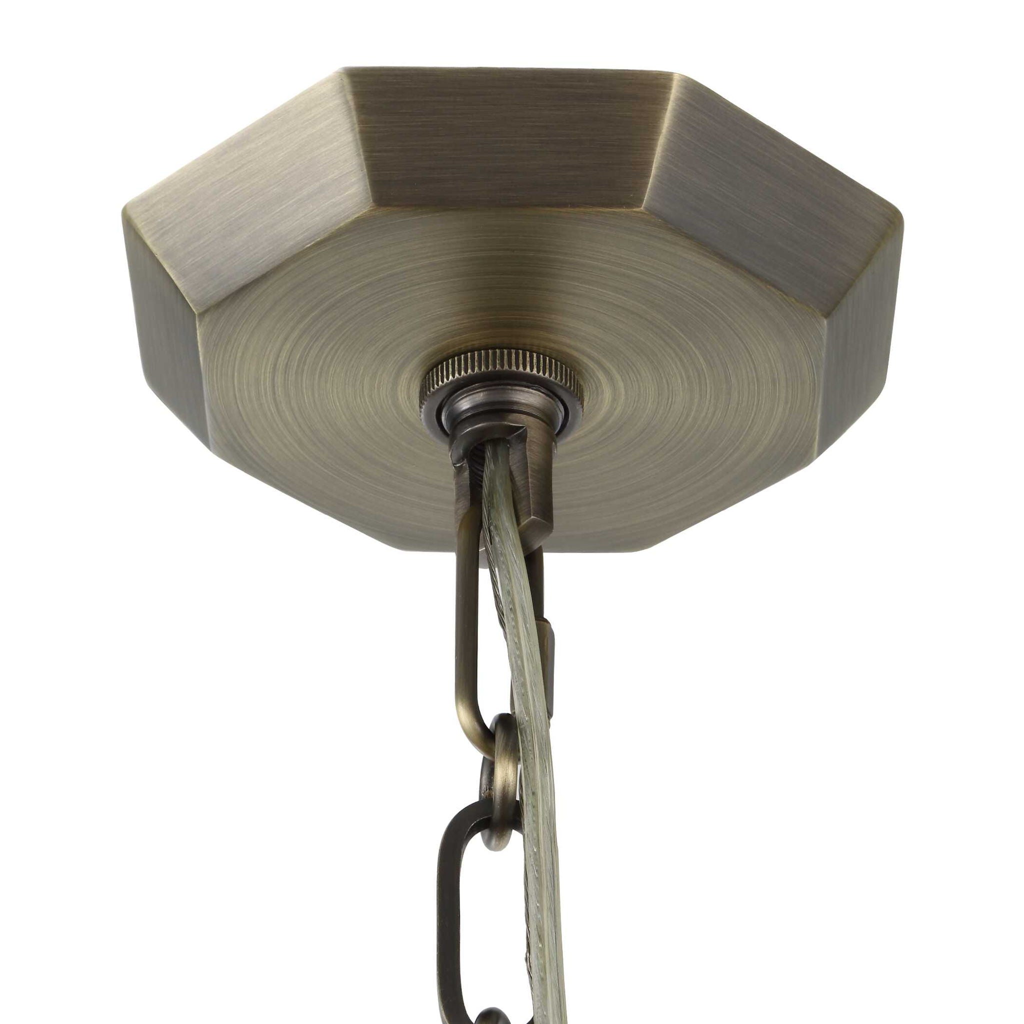Granada - 1 Light Hexagon Pendant - Dark Gray
