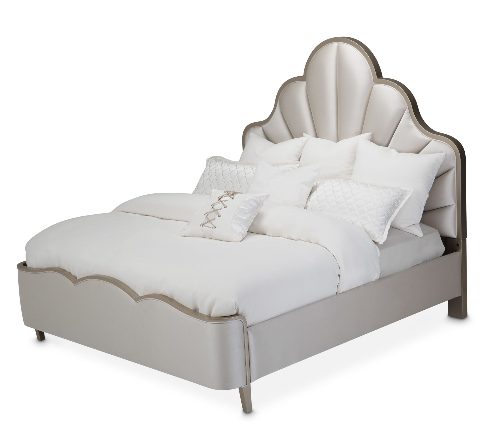 Malibu Crest - Scalloped Panel Bed