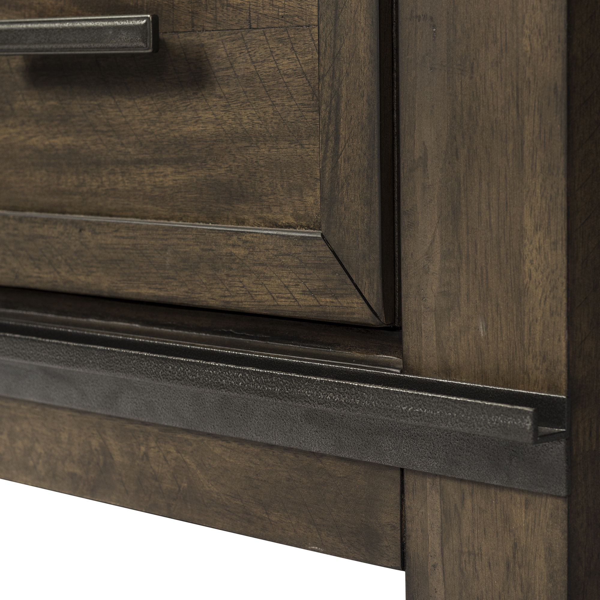 Thornwood Hills - Sliding Door Chest - Rock Beaten Brown