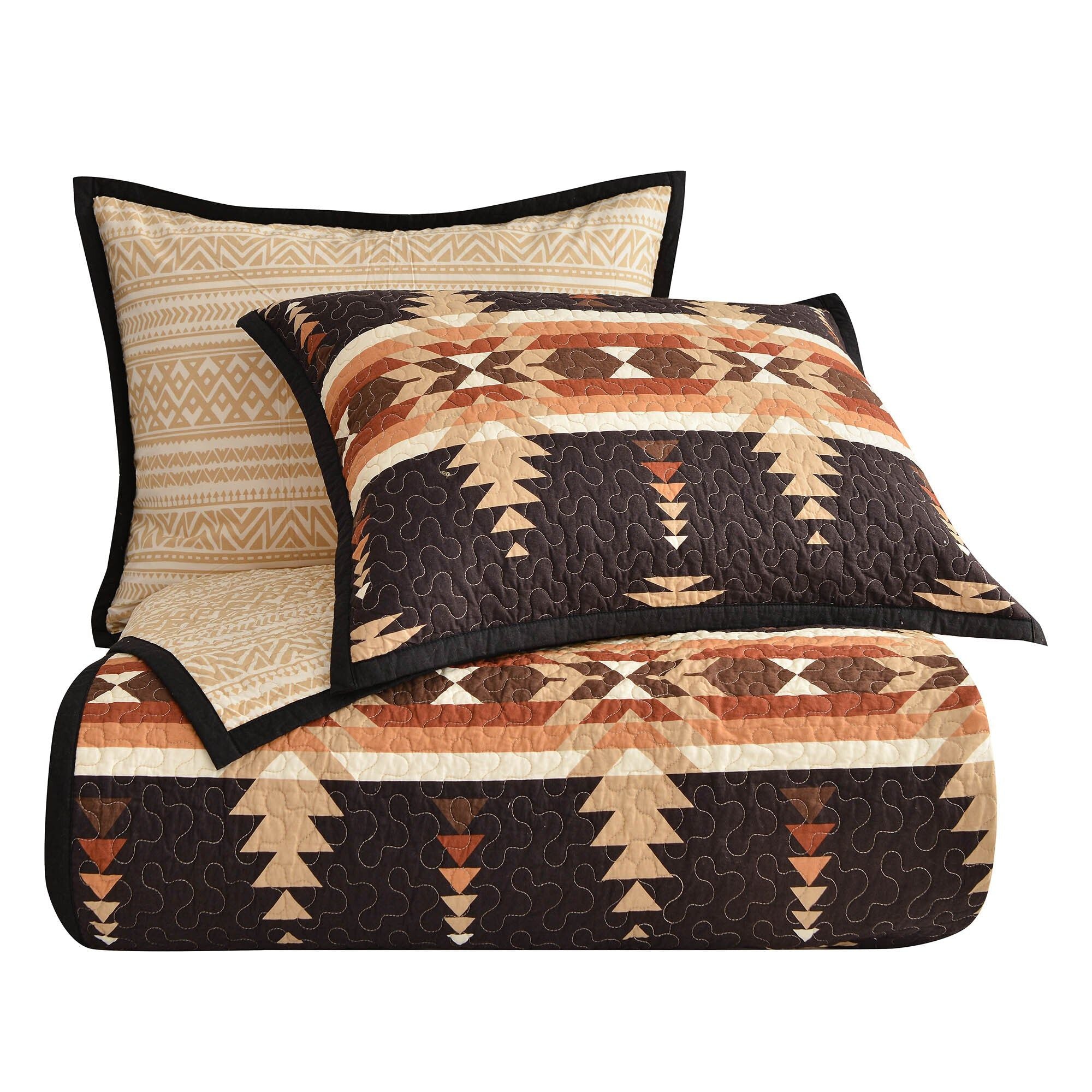 Yosemite - Twin Reversible Quilt Set (Set of 2) - Multi Color