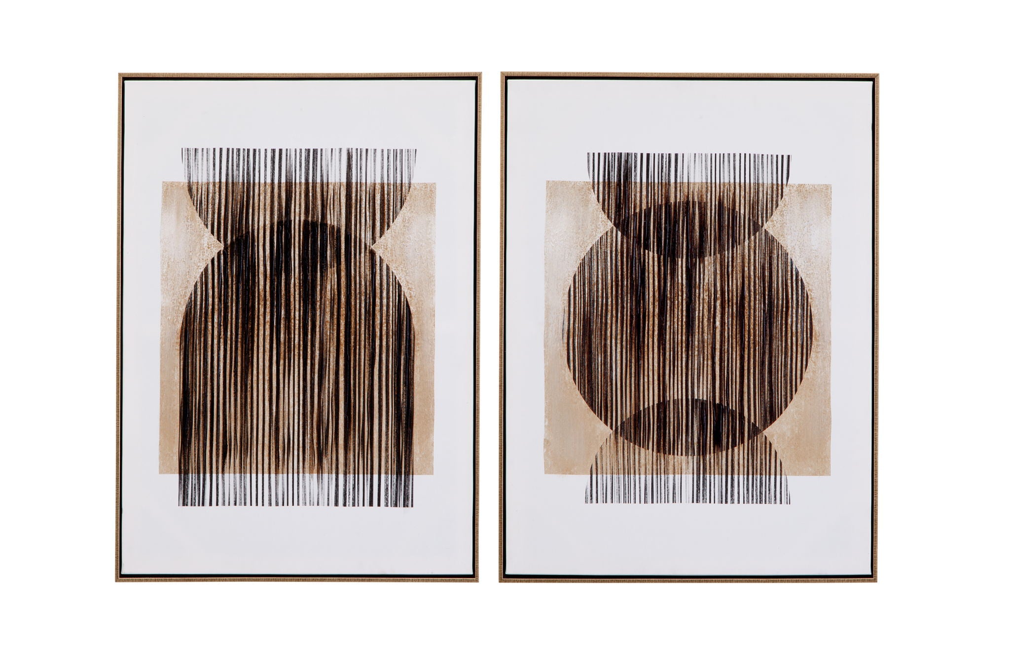 Together Canvas Art (Set of 2) - Light Brown