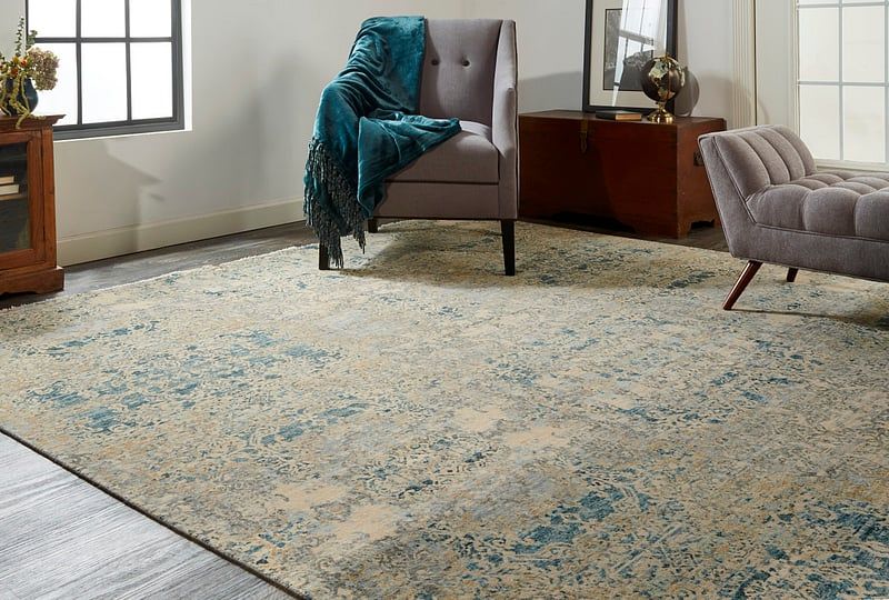 ELANOR Collection - 6481F Blue/Multi