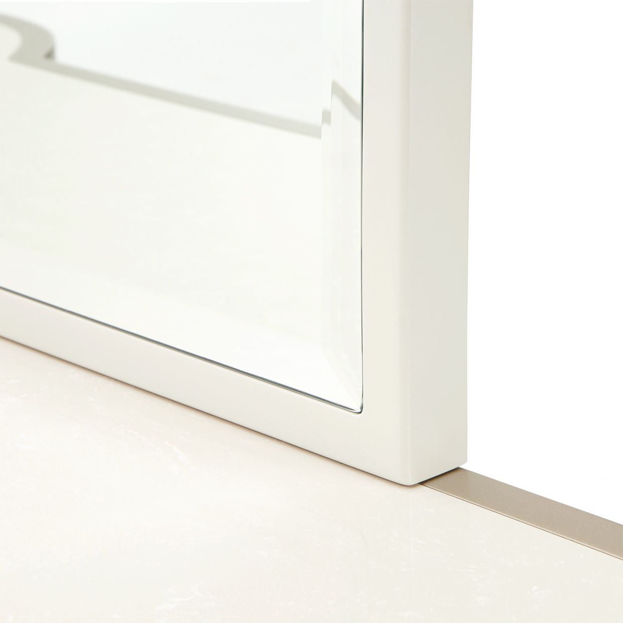 La Marisia - Dresser Mirror - Creamy Pearl