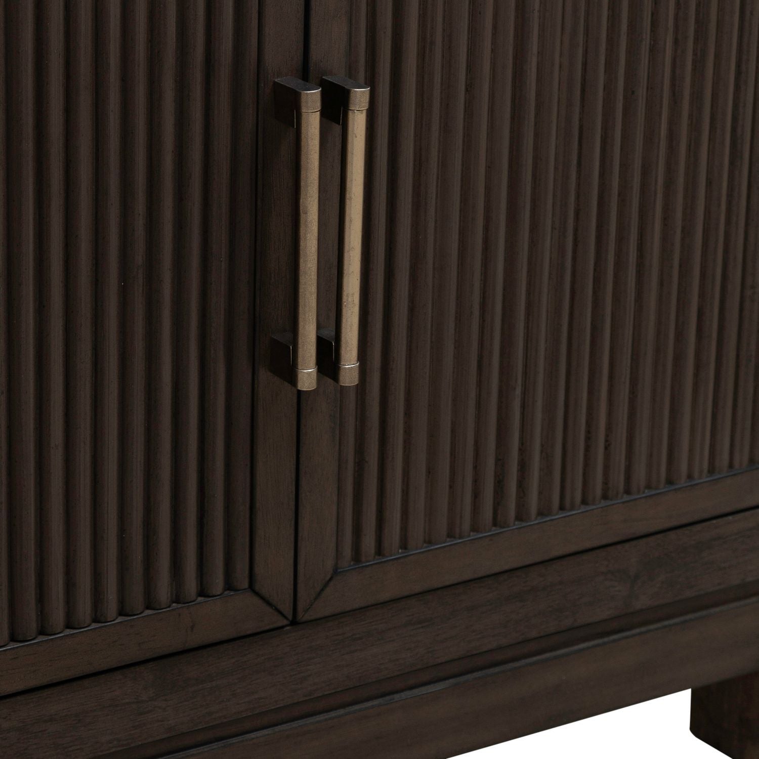 Modern Edge - Bedside Chest With Charging Station - Caffe