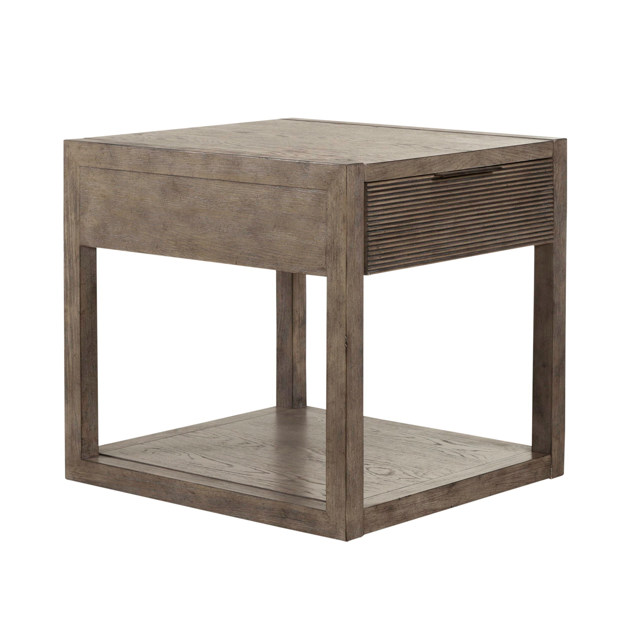 Bartlett Field - End Table - Dusty Taupe