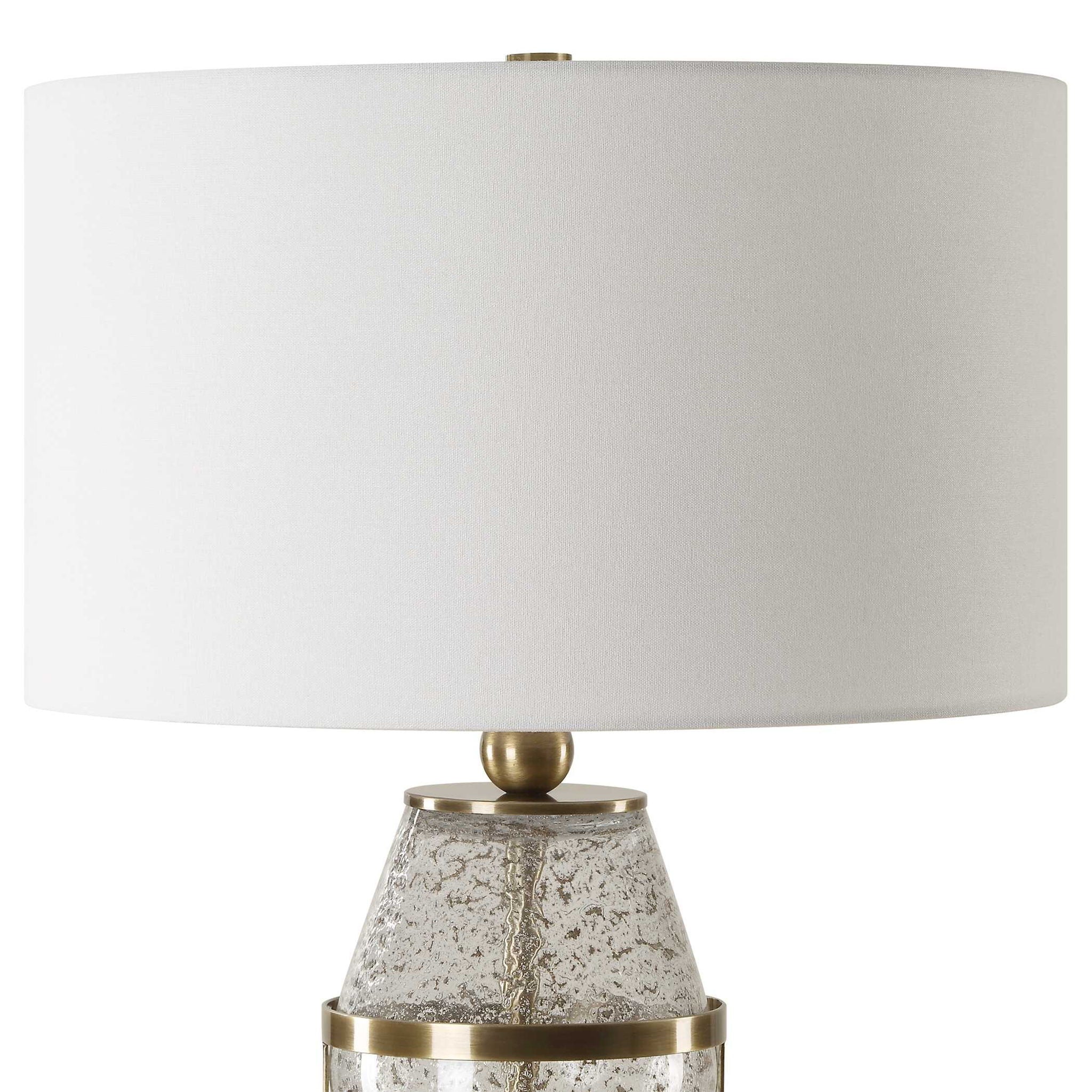 Out Of Time - Seeded Glass Table Lamp