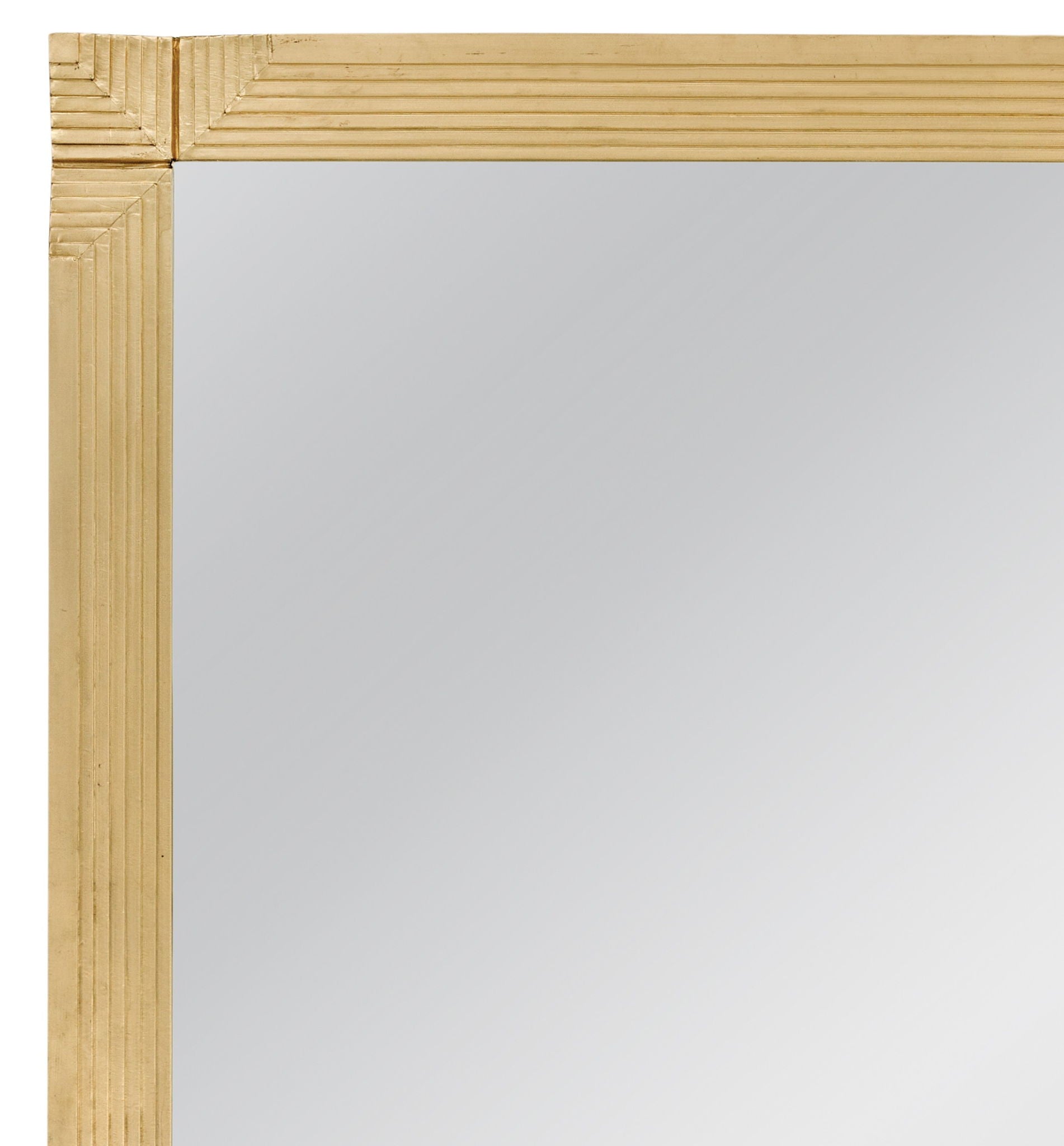 Mellstock - Floor Mirror - Brass Cladding