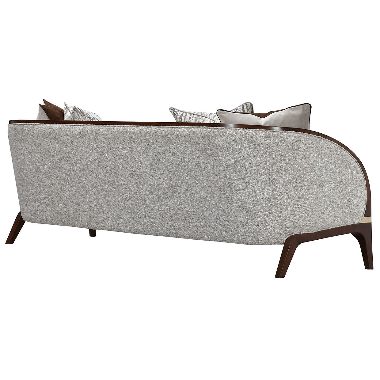 Houston - Sofa - Pebble / Walnut