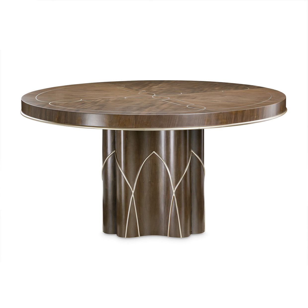 Villa Cherie Round Dining Table - Hazelnut