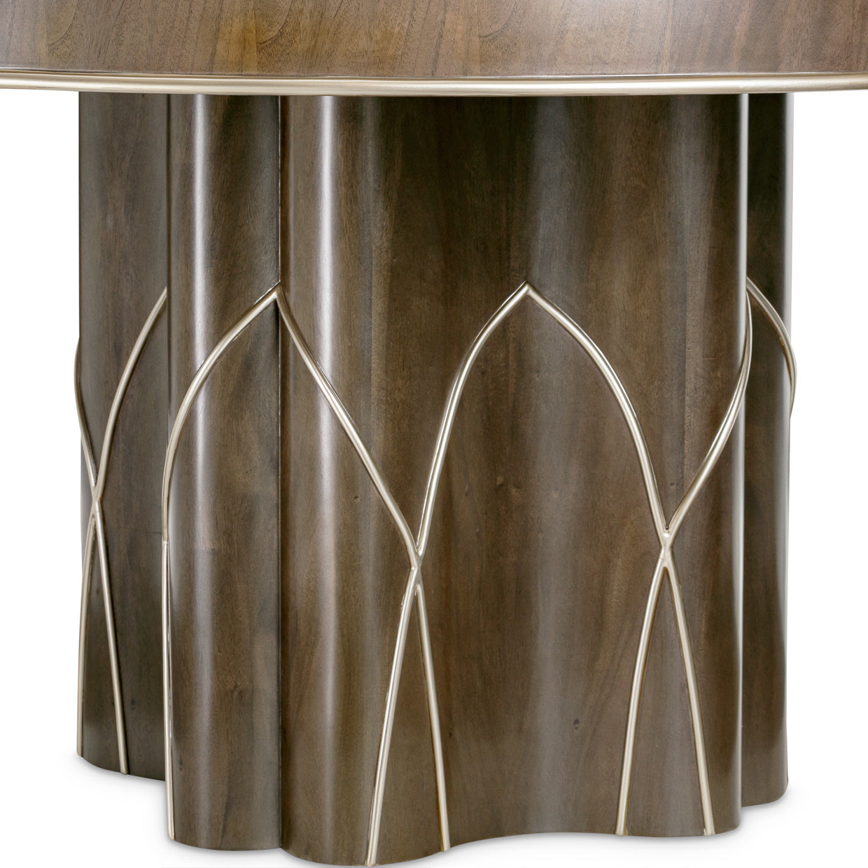 Villa Cherie Round Dining Table - Hazelnut