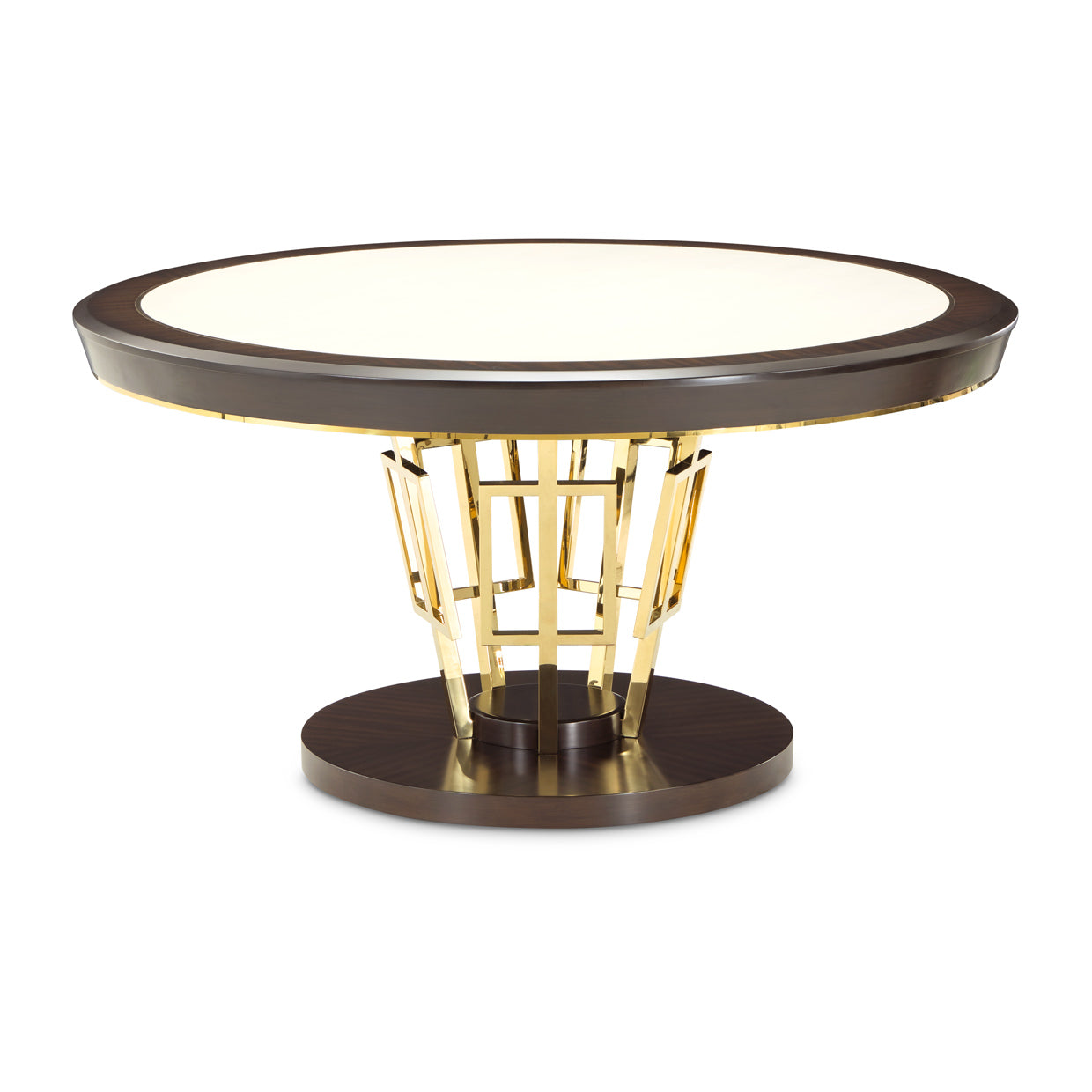 Belmont Place Round Dining Table - Espresso