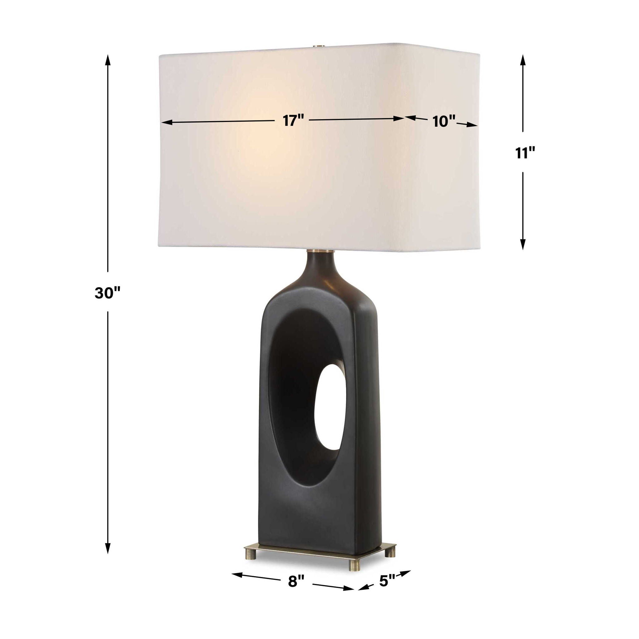 Void - Table Lamp - Matte Black