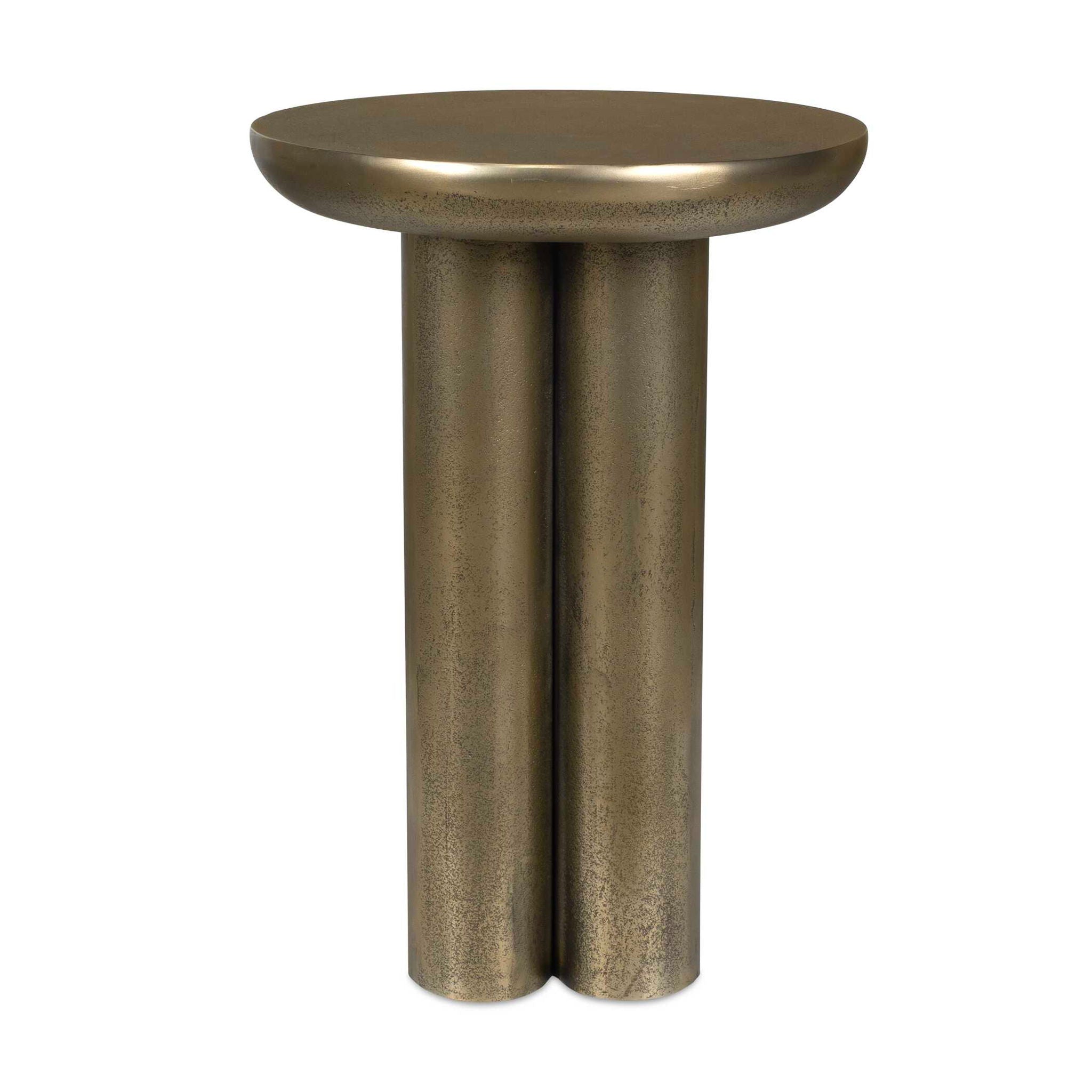 Thorp - Outdoor Accent Table - Brass