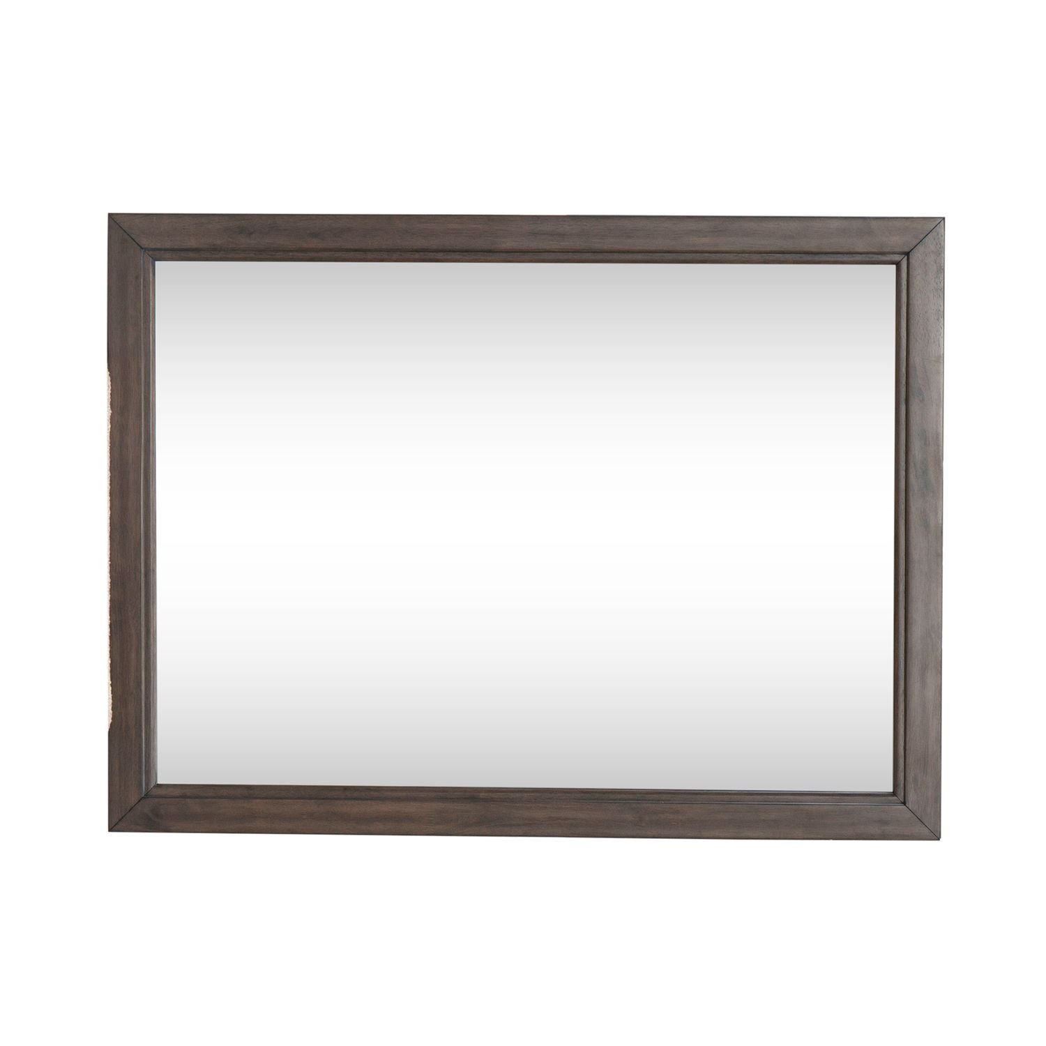 Modern Edge - Landscape Mirror - Caffe