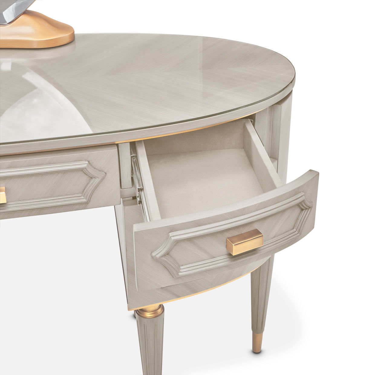 St. Charles - Vanity Desk - Dove Gray