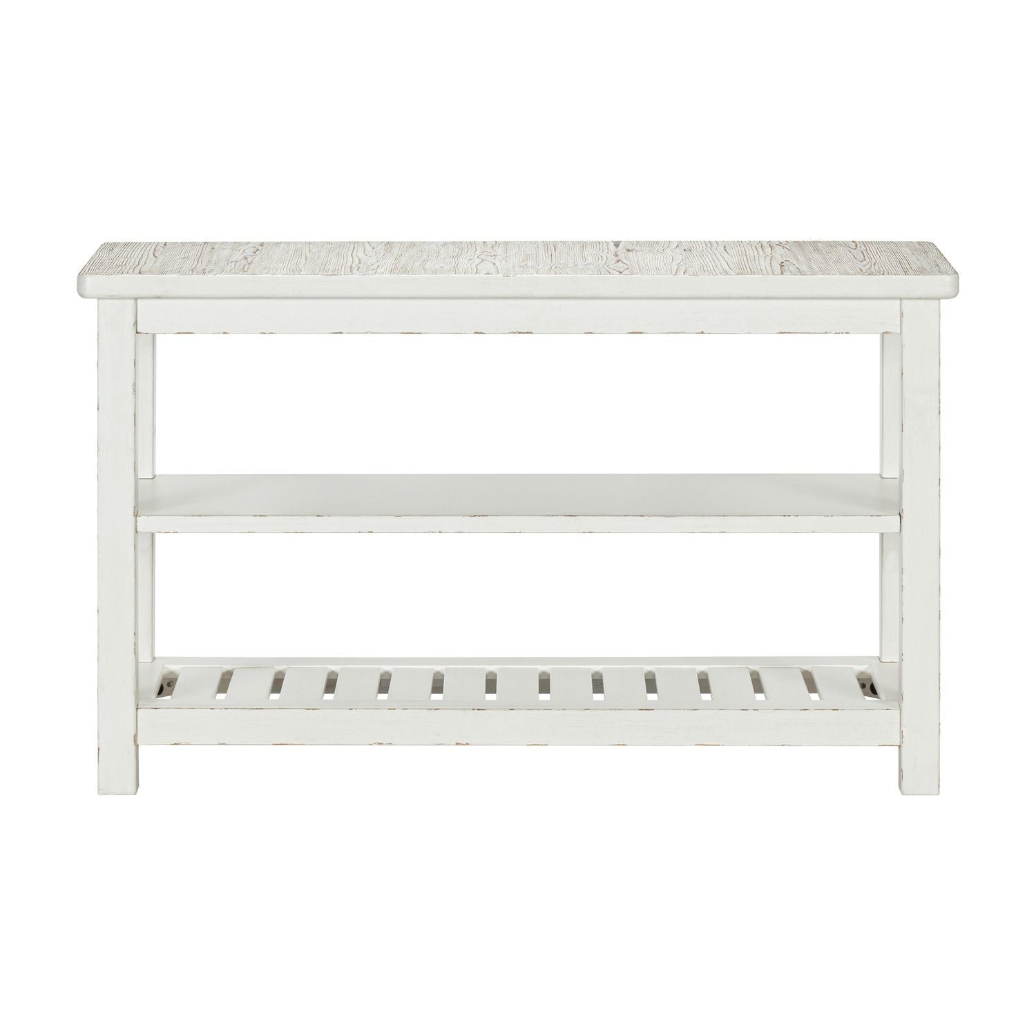 Backroads - Sofa Table - Weathered White & Parchment Brown