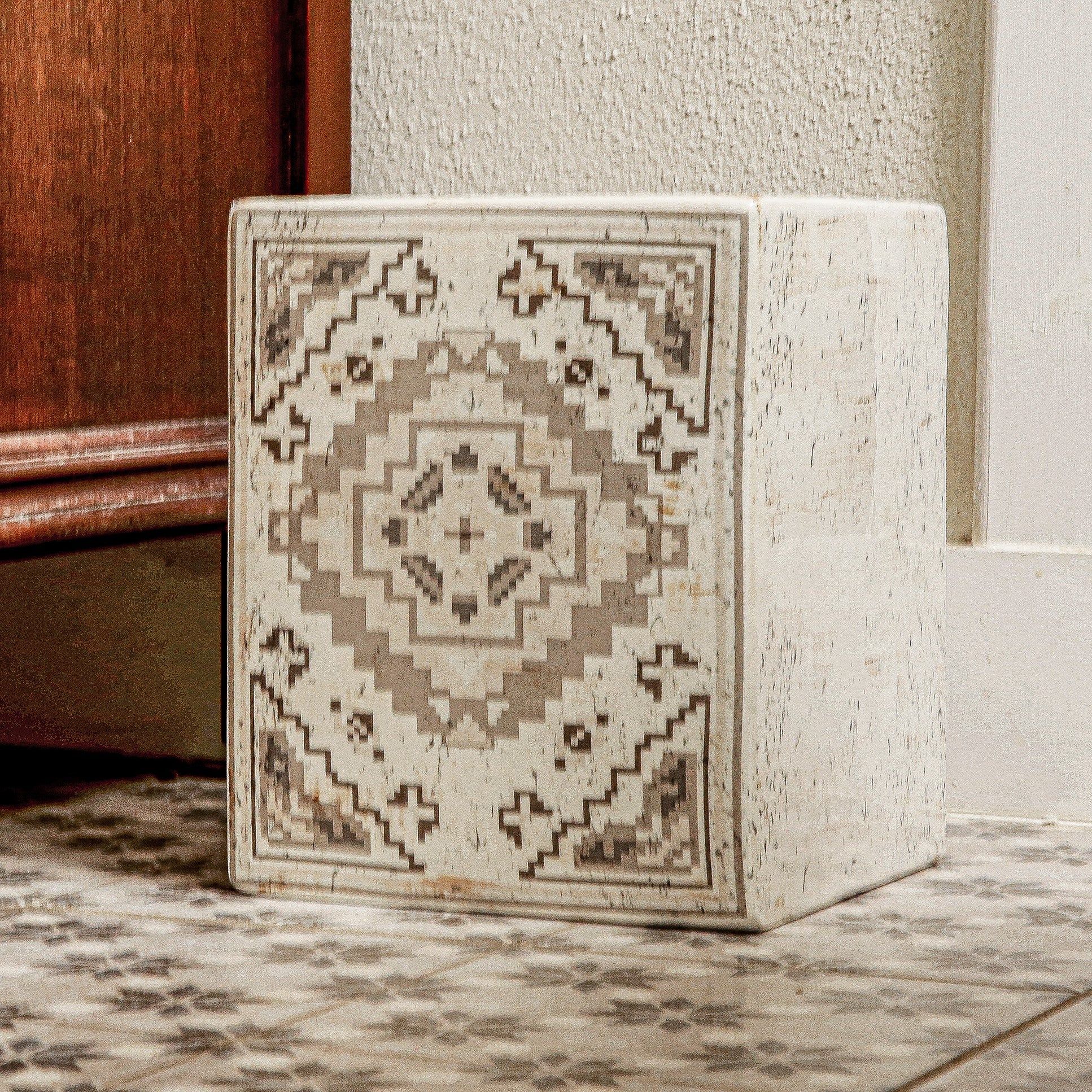 Dakota - Ceramic Wastebasket, 2 Per Carton - Cream
