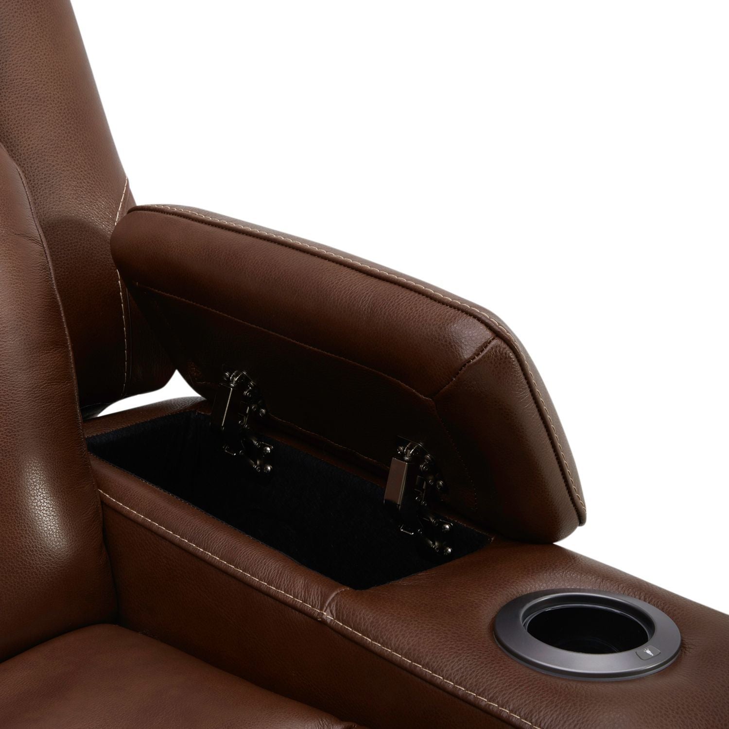 Caswell - Swivel Glider Recliner P2 - Nature Chestnut