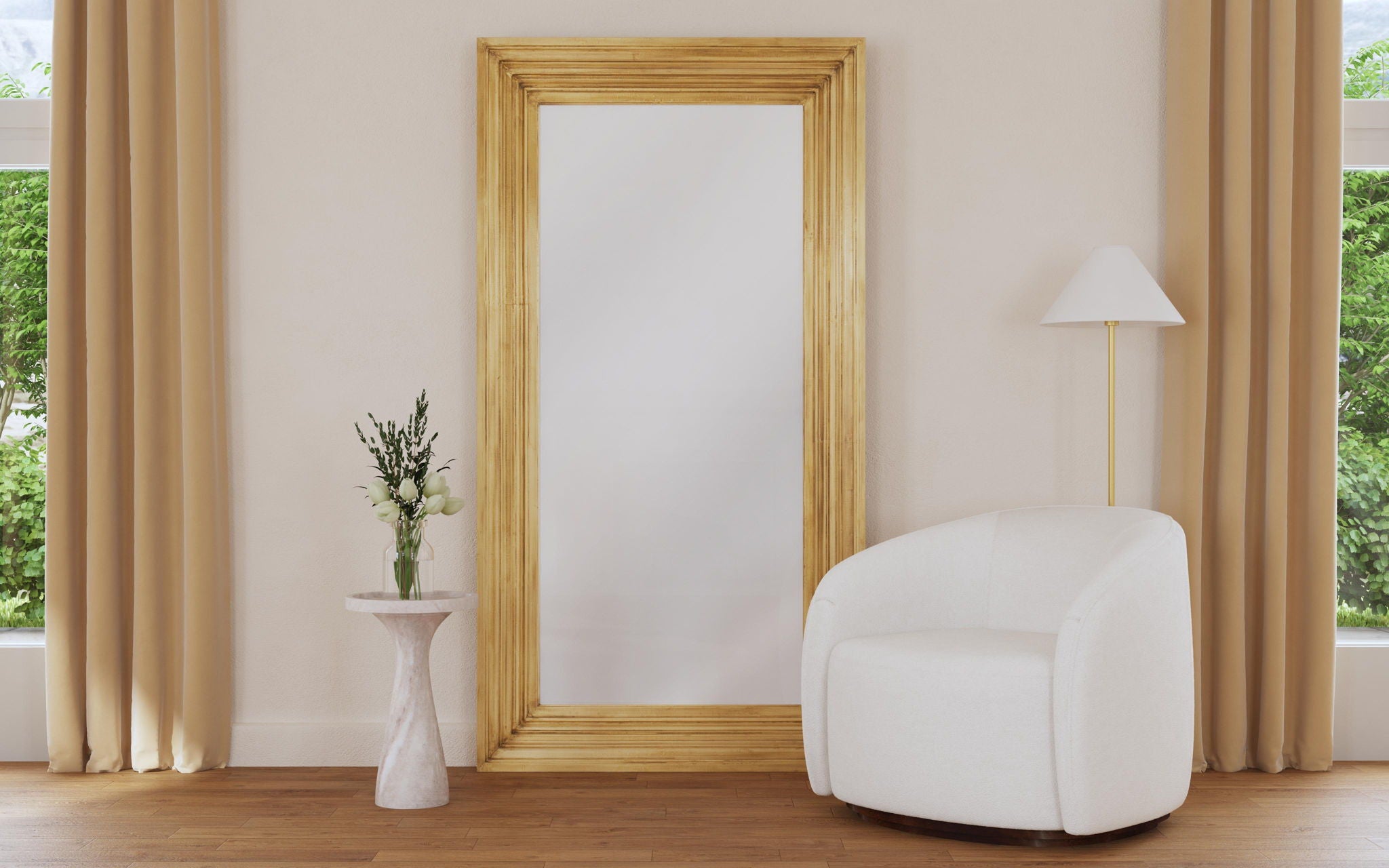 Rutland - Floor Lamp - Gold