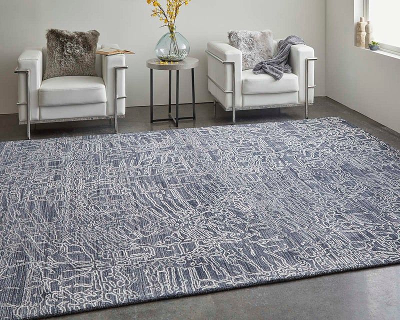WHITTON Collection - 8891F Navy/Ivory
