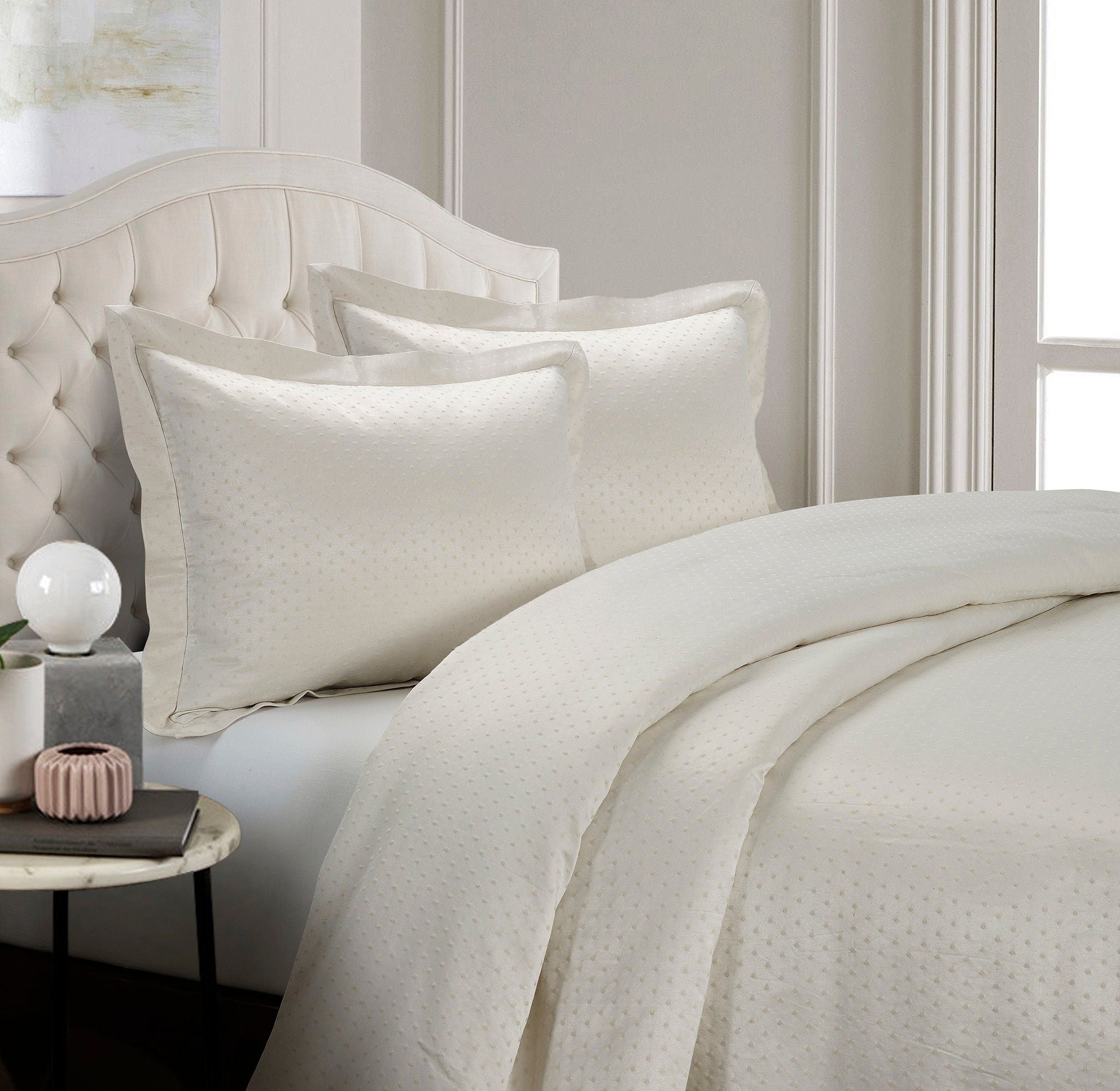 Belle - King Comforter Set (Set of 3) - Ivory