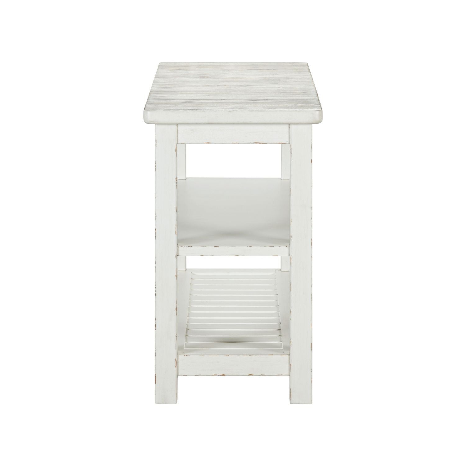 Backroads - Sofa Table - Weathered White & Parchment Brown