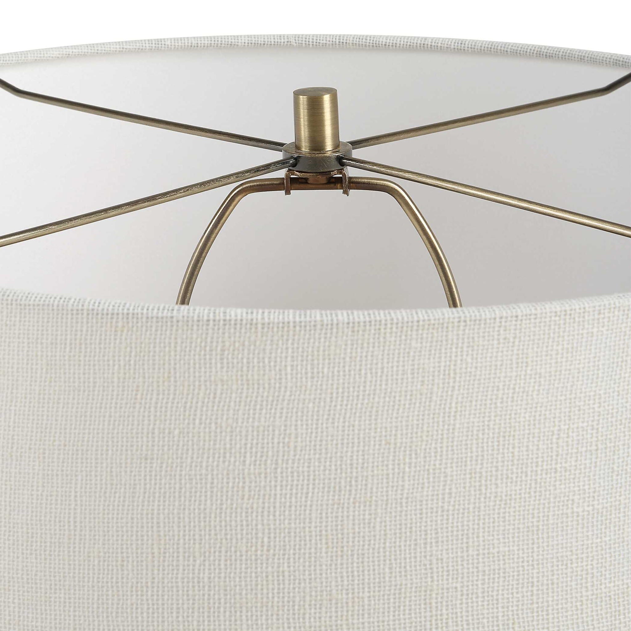 Rya - Ceramic Table Lamp - Brown