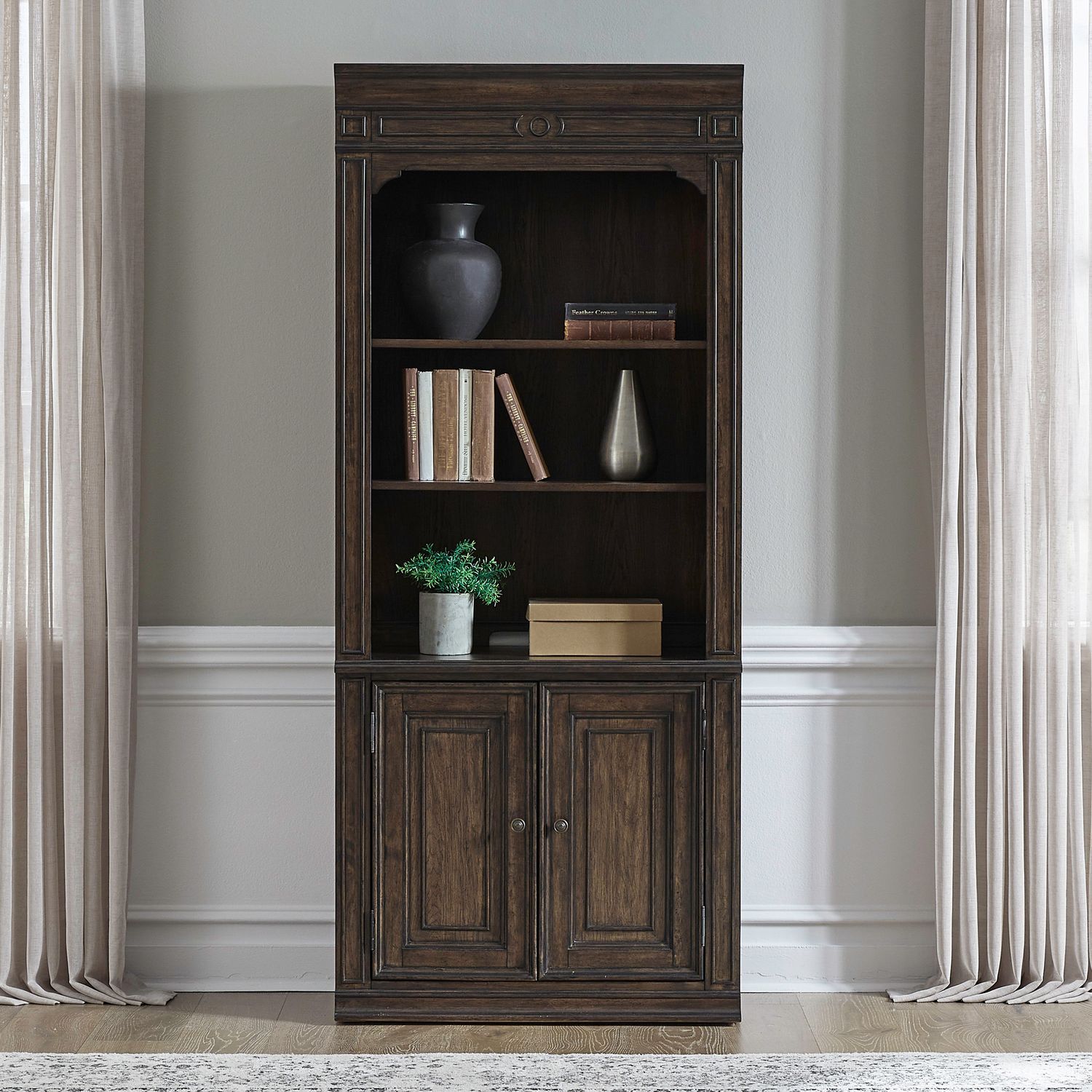 Providence Park - Bunching Bookcase - Chateau Brown