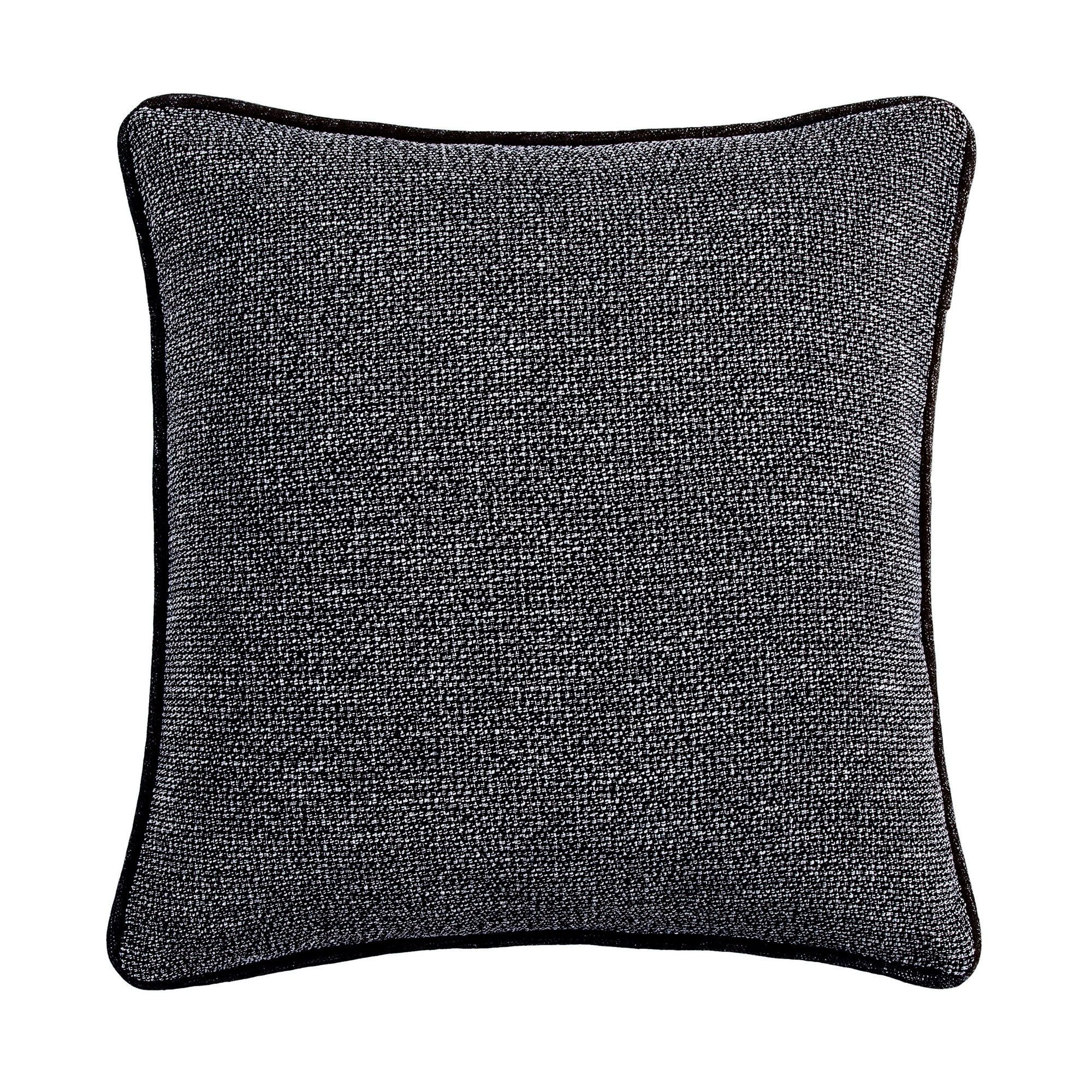 Hamilton - Reversible Tweed Euro Sham - Gray