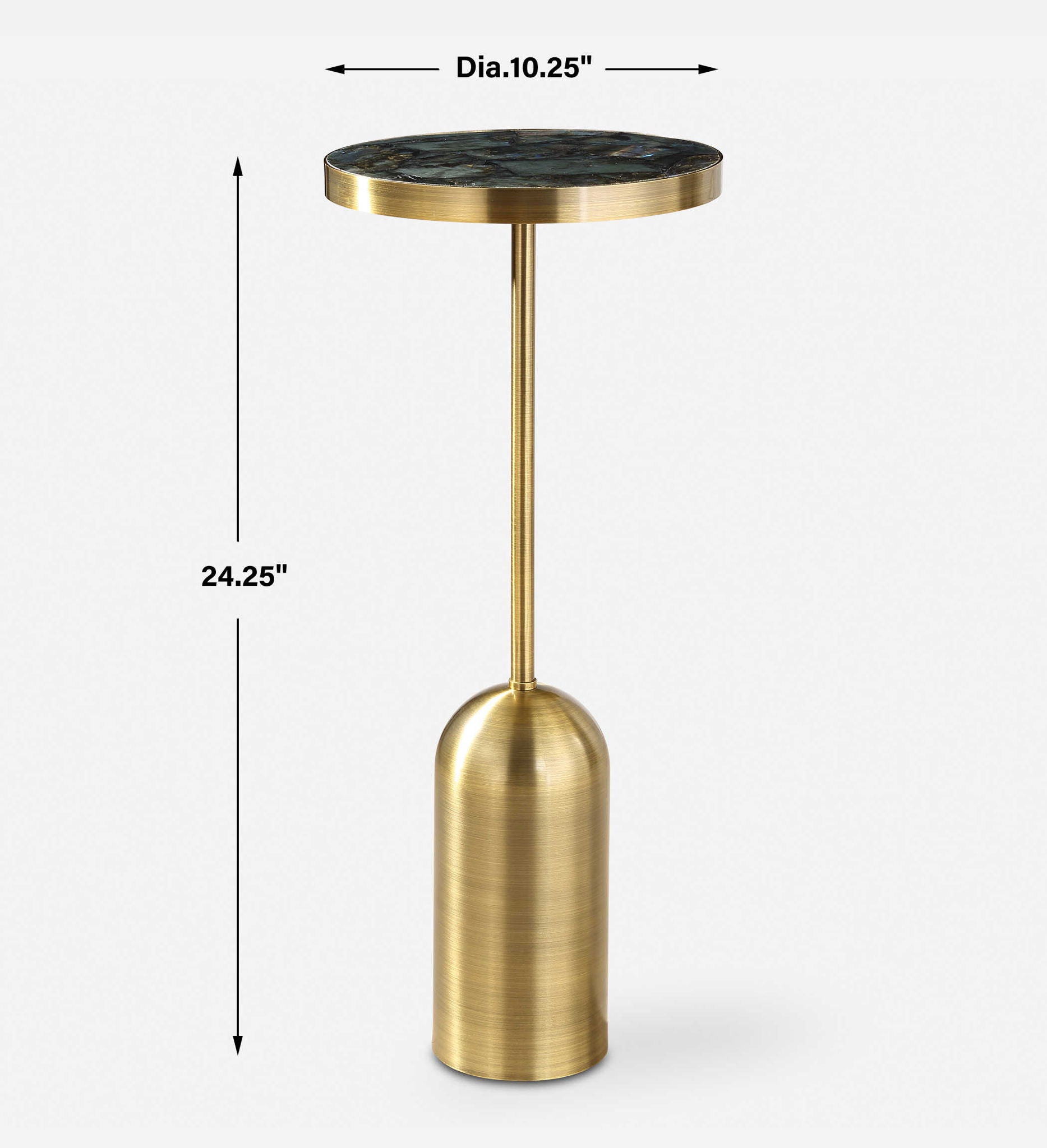 Pascal - Brass Drink Table