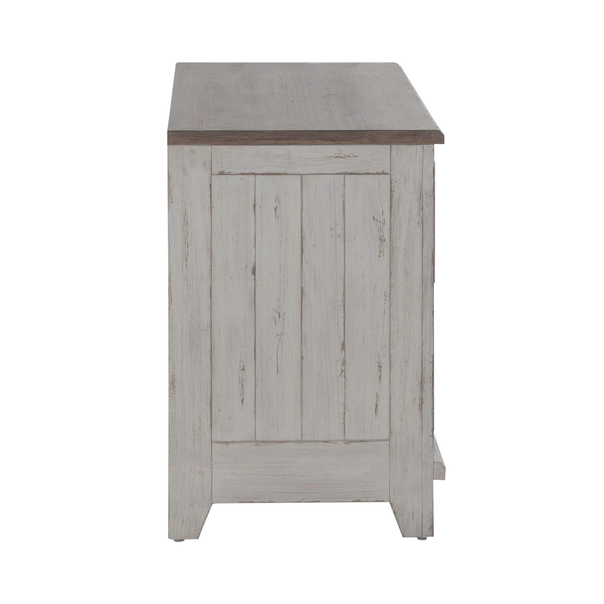 River Place - Curio Base - Riverstone White & Tobacco