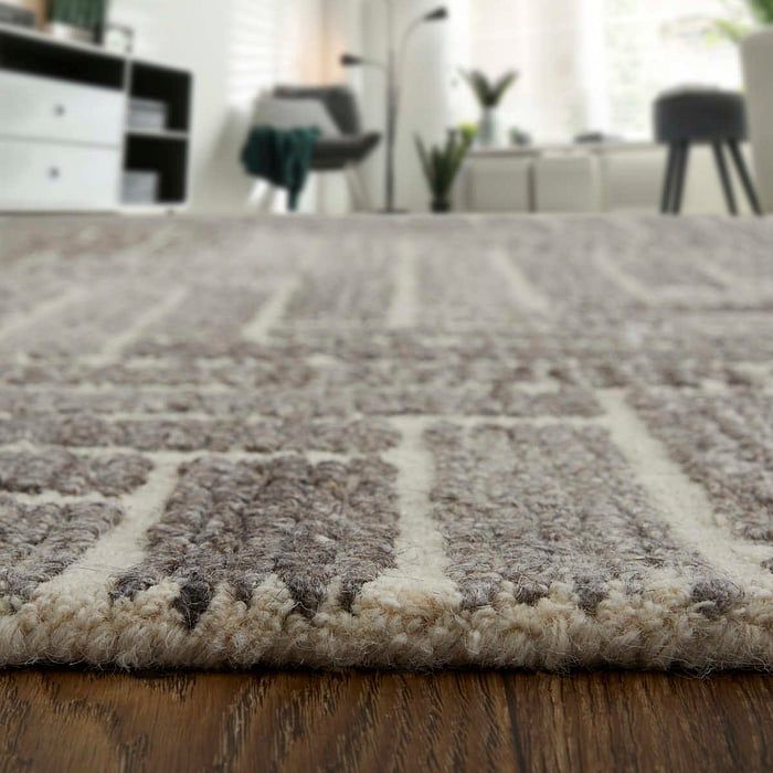 ASHER Collection - 8768F Taupe/Natural