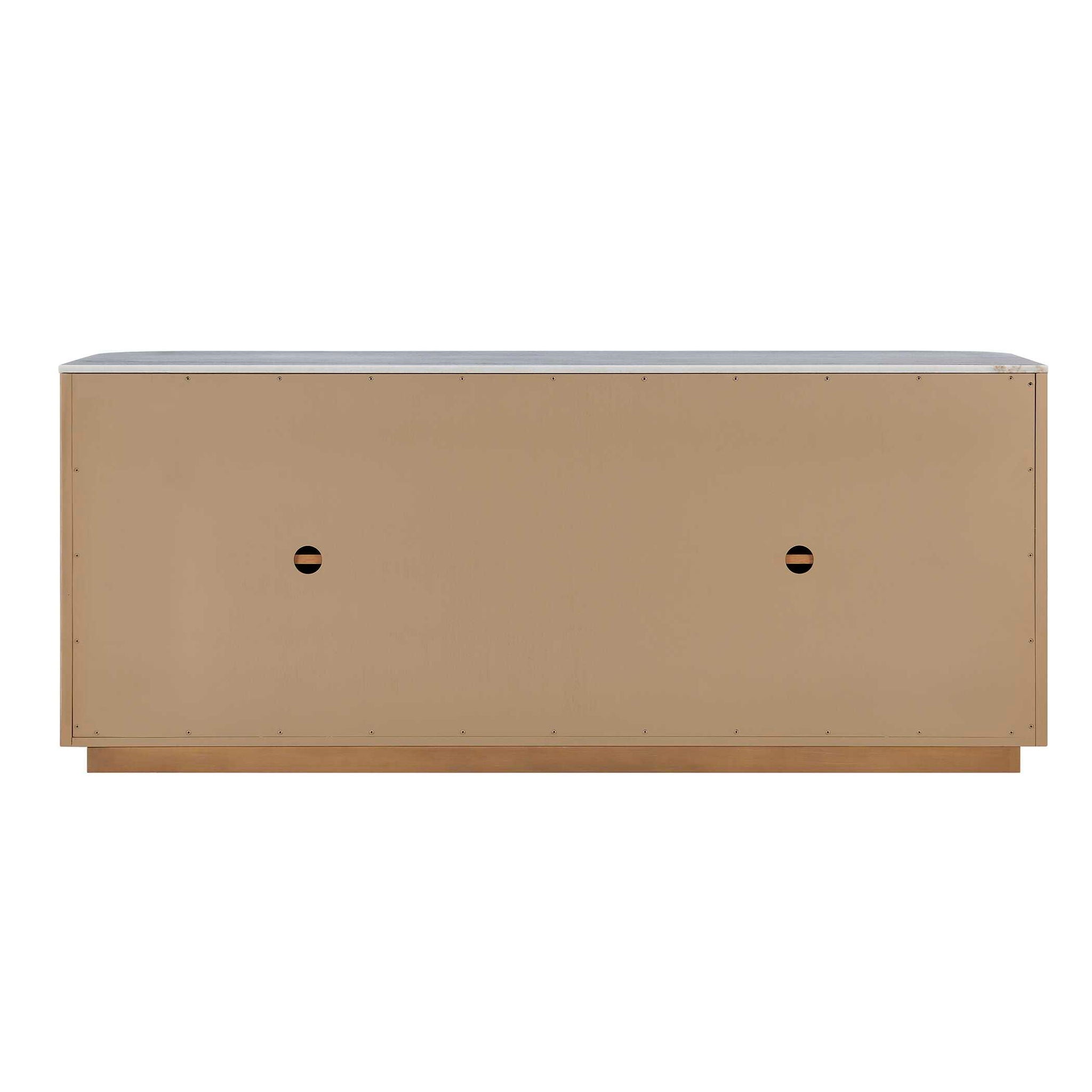 Arik - 4 Door Walnut Cabinet - Woodtone