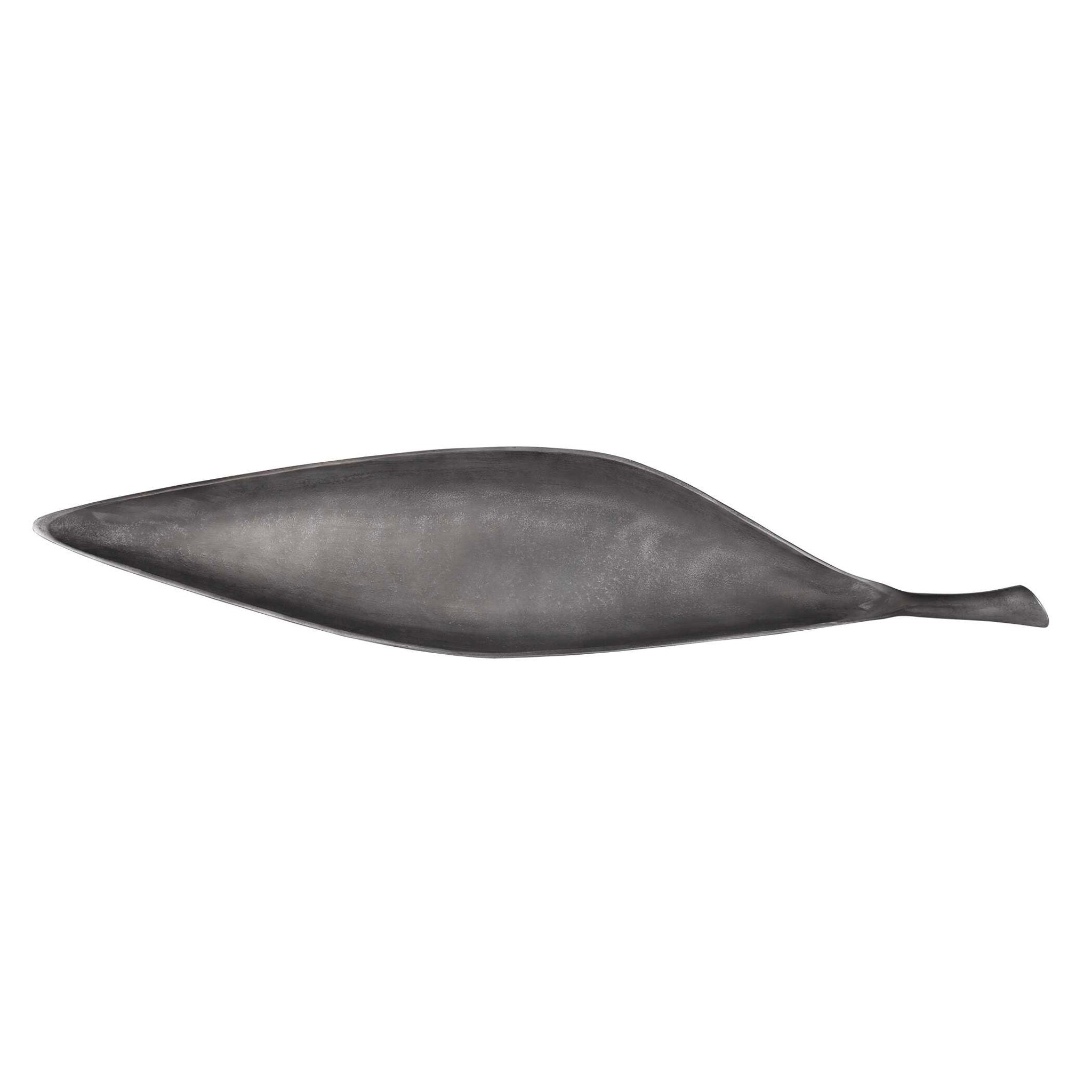 Leaflet - Outdoor Bowl - Dark Nickel