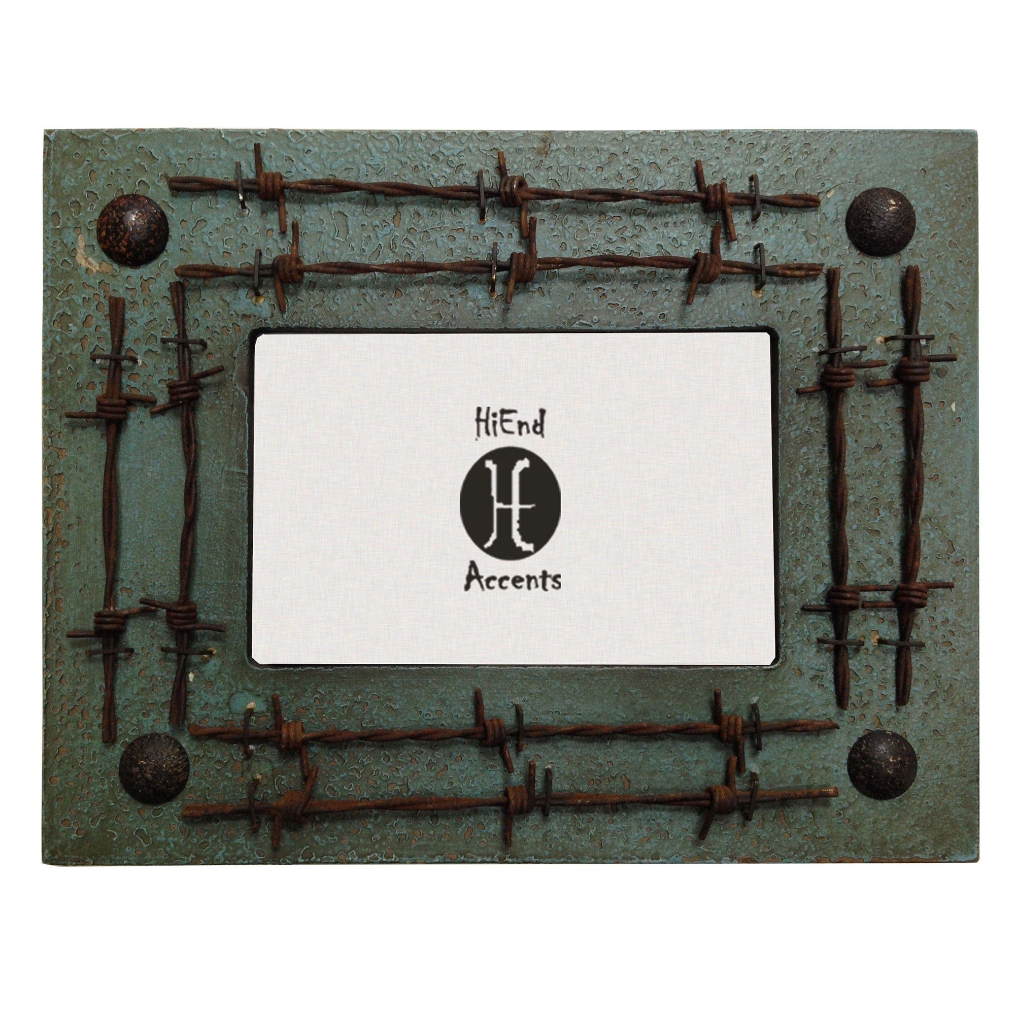 Barbwire - 4" x 6" Double Barbwire 4 Per Carton - Turquoise