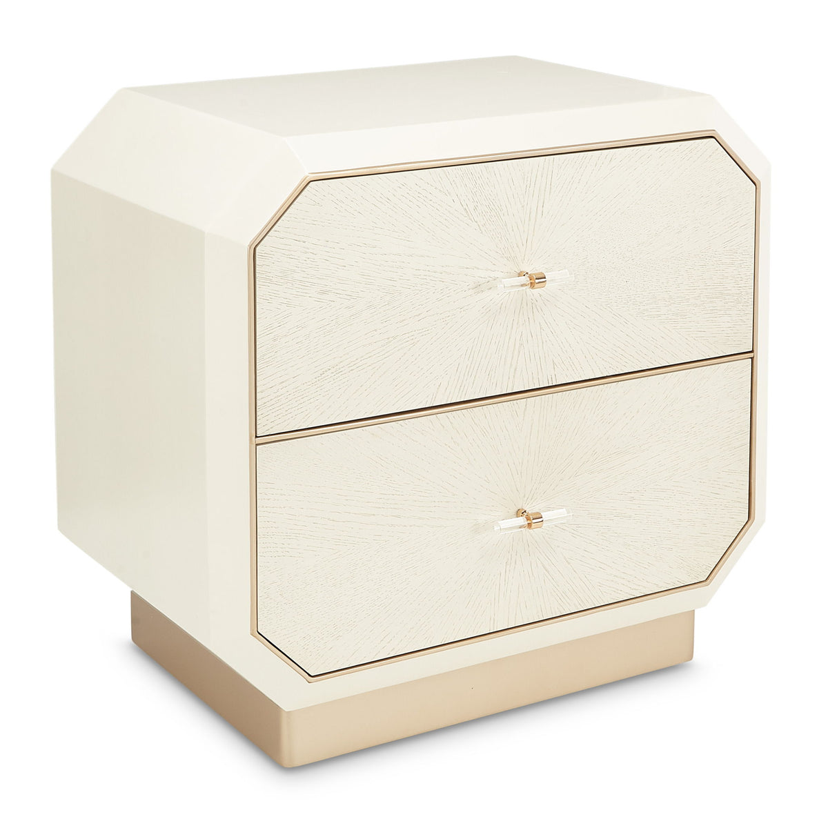 La Rachelle - 2-Drawer Nightstand - Champagne