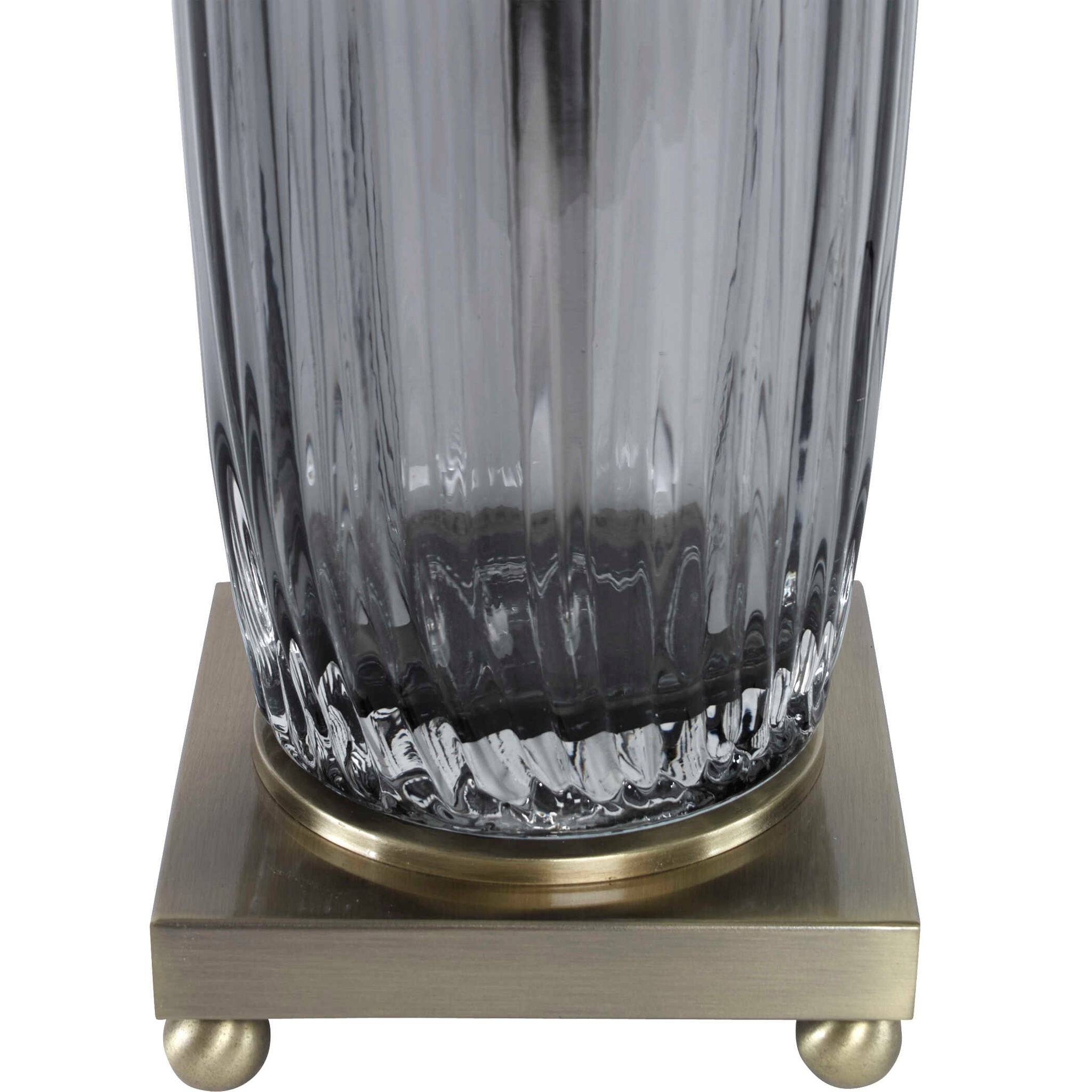 Vilminore - Glass Table Lamp - Gray