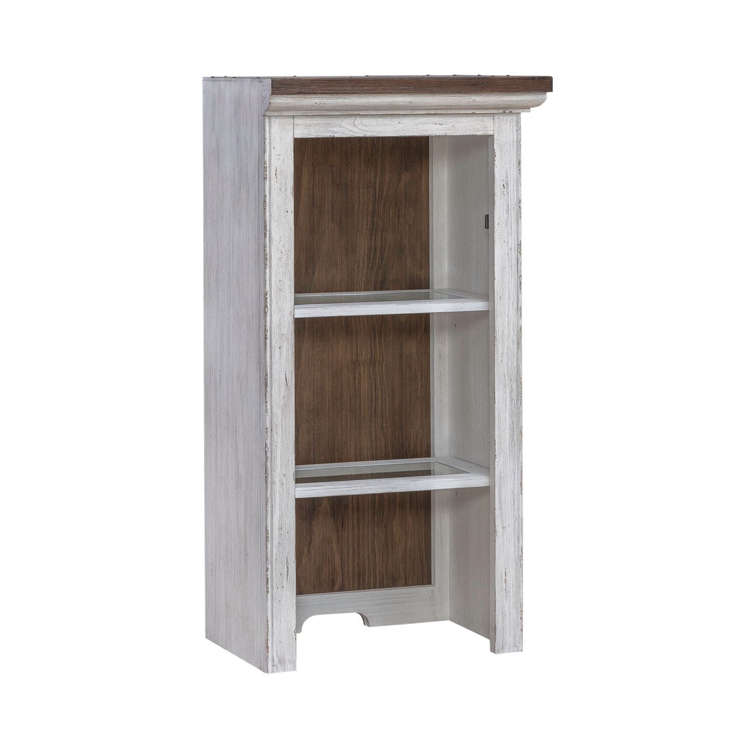 River Place - Right Pier Top - Riverstone White & Tobacco